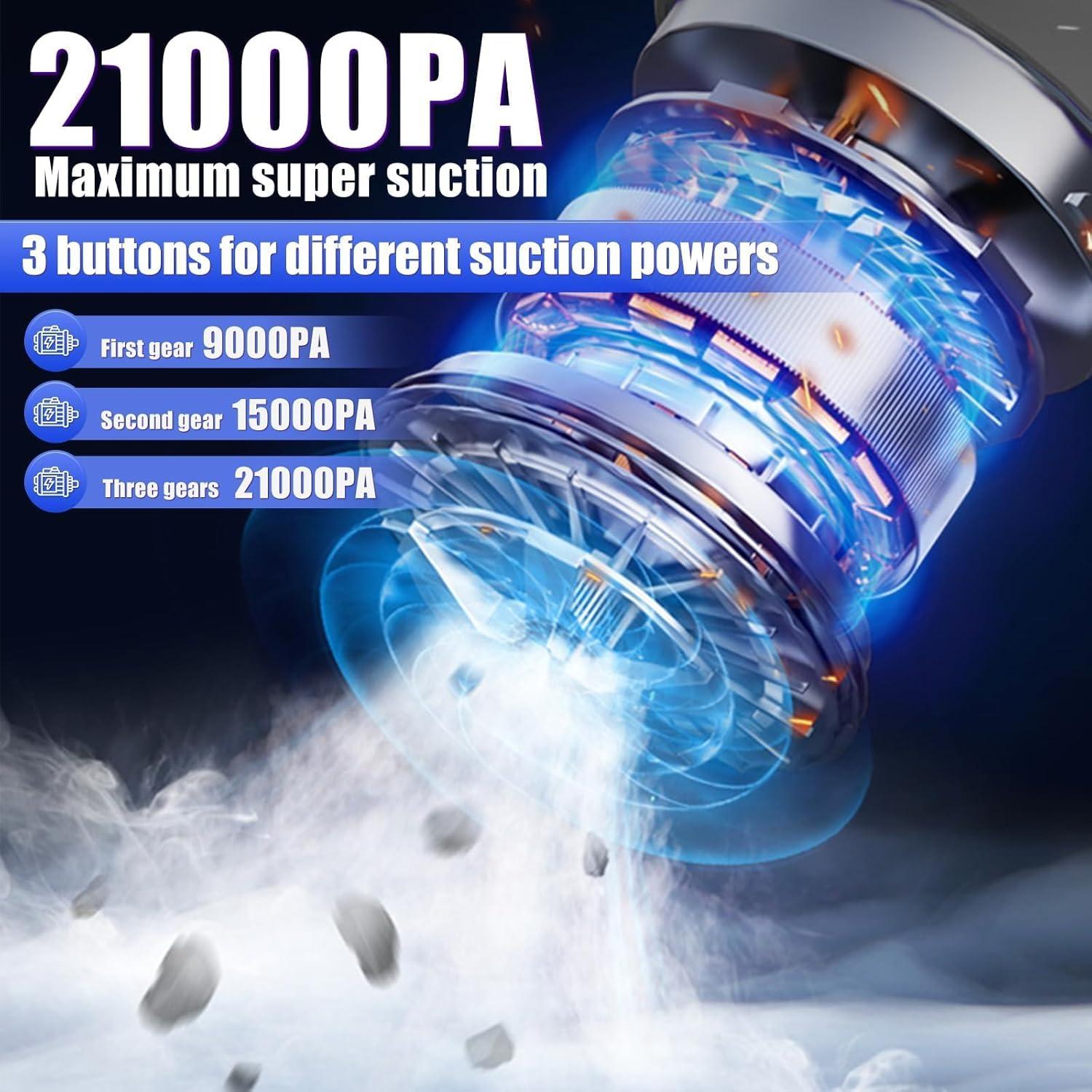 Aspiradora de Mano Inalámbrica DYNGSHOO UP1981 200W 21000PA