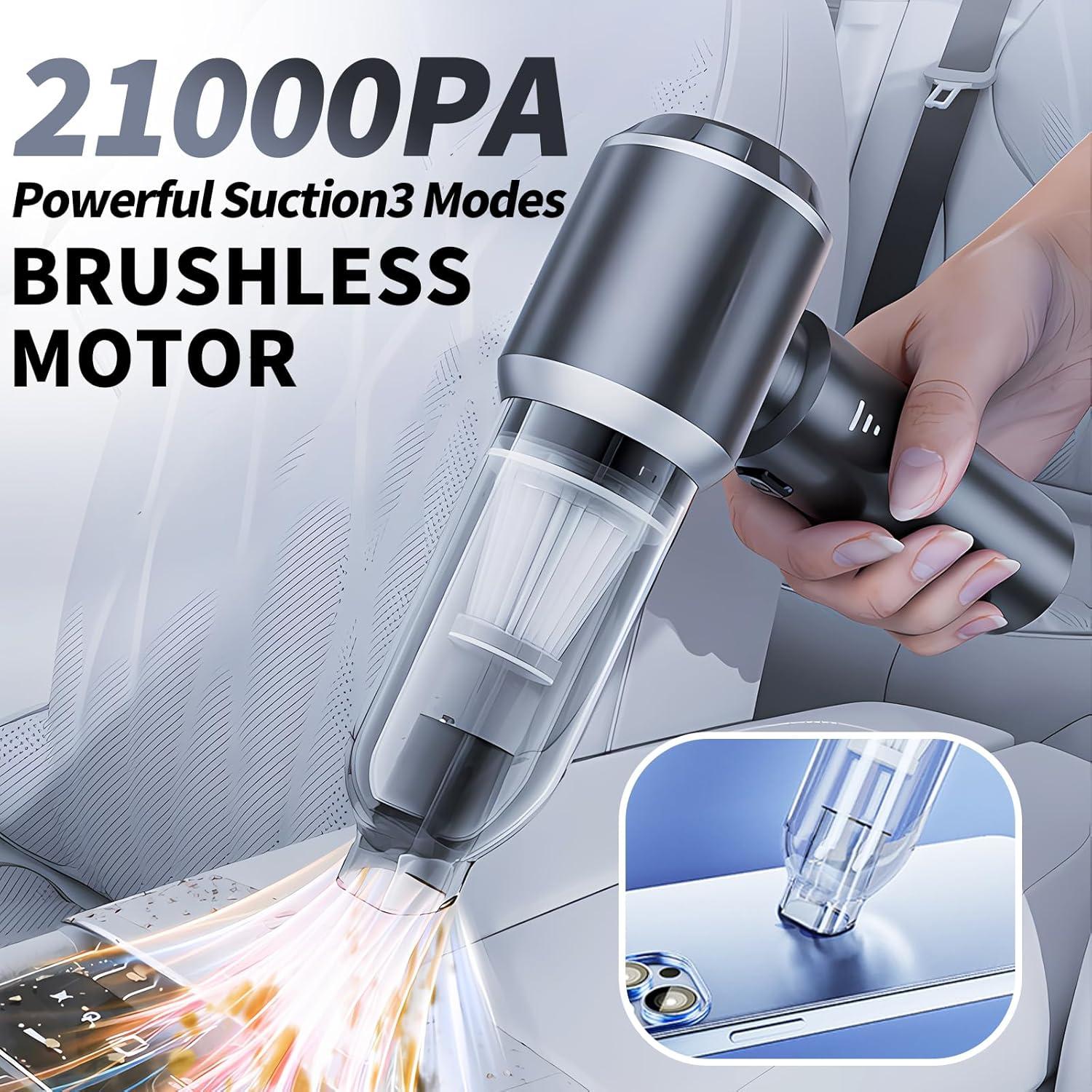 Aspiradora de Mano Inalámbrica DYNGSHOO UP1981 200W 21000PA