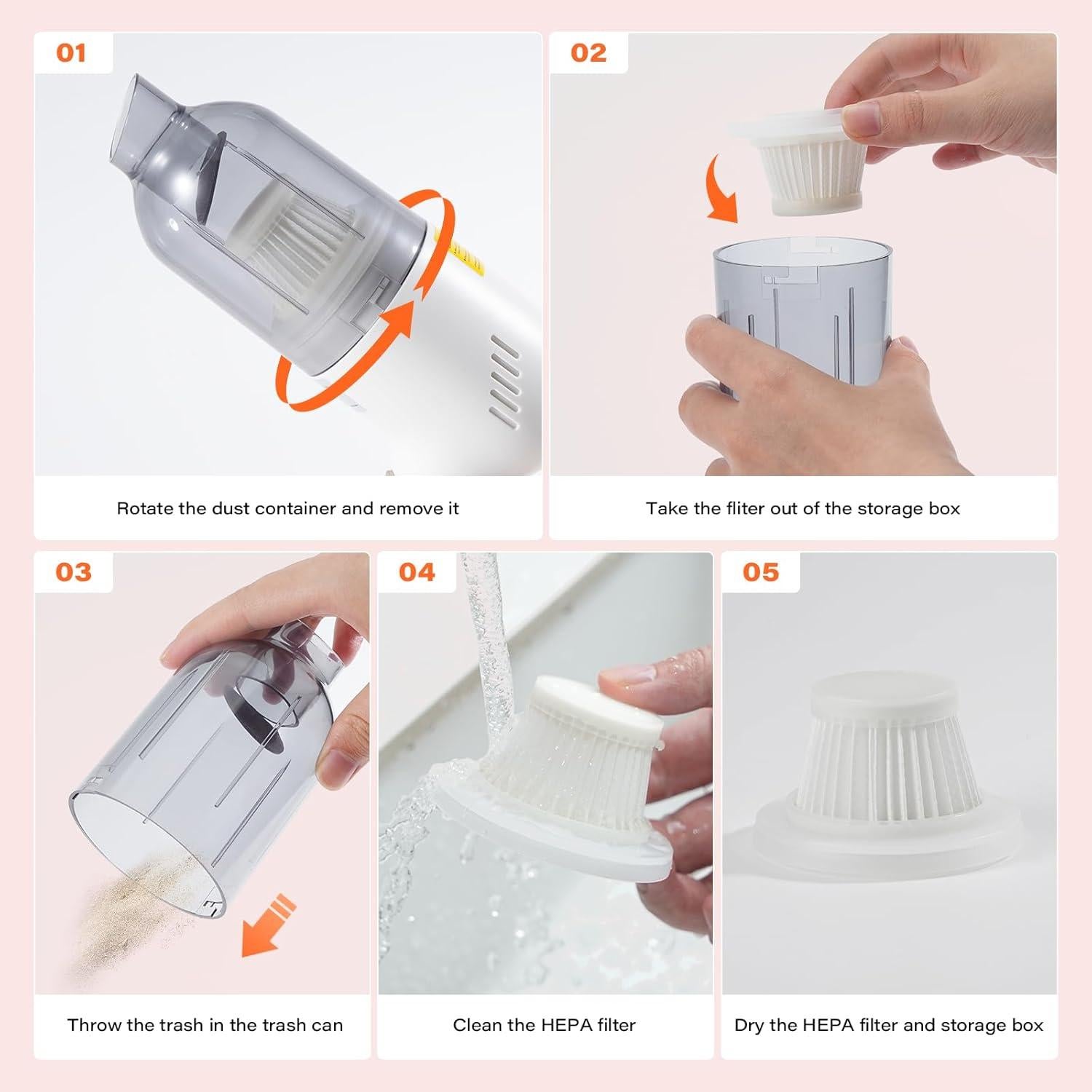 Aspiradora de Coche Inalámbrica APPS2Car CV1 13000PA 3 en 1