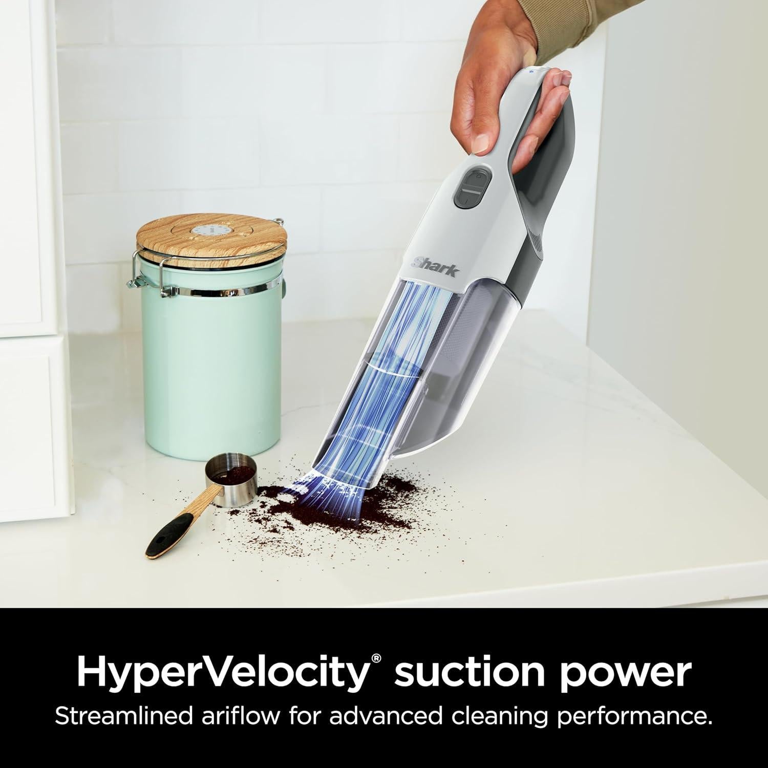 Aspiradora de Mano Shark Cyclone PET 0.73 kg Succión HyperVelocity