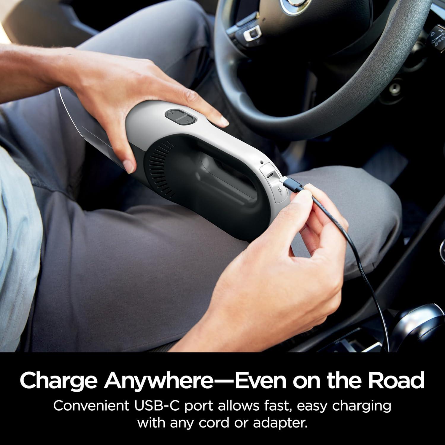 Aspiradora de Mano Shark Cyclone PET 0.73 kg Succión HyperVelocity