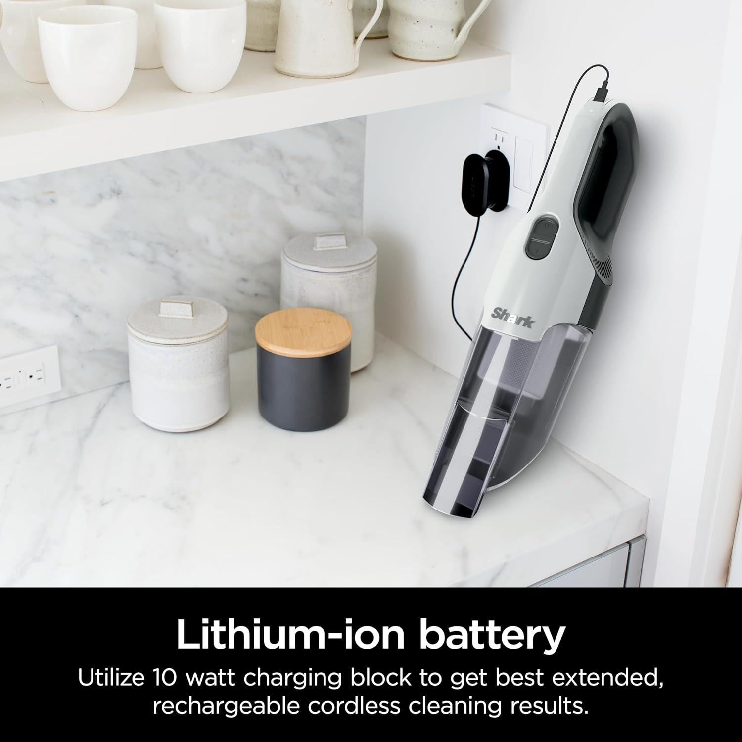 Aspiradora de Mano Shark Cyclone PET 0.73 kg Succión HyperVelocity