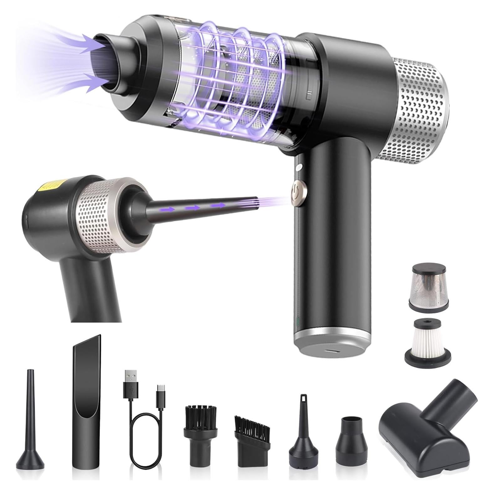 Aspiradora de Mano JIEFNGD LT-135 Inalámbrica 16000Pa