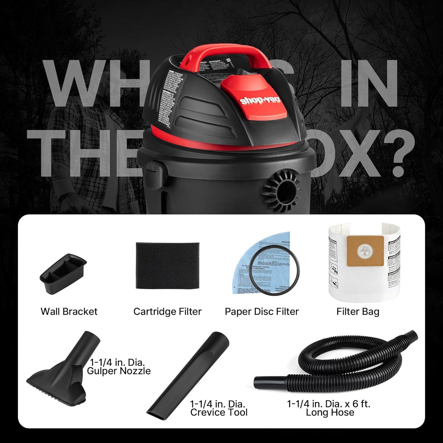 Aspiradora Húmeda/Seca Shop-Vac 9303511 9.46L 2.5HP Portátil