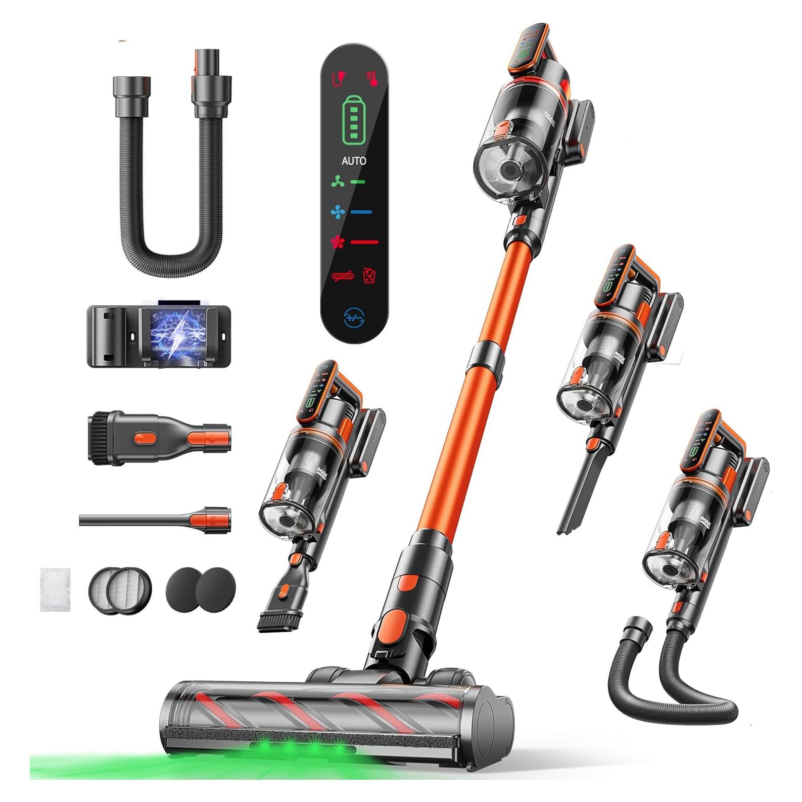 Aspiradora Inalámbrica Fieety V9, 550W, 60 Min, HEPA