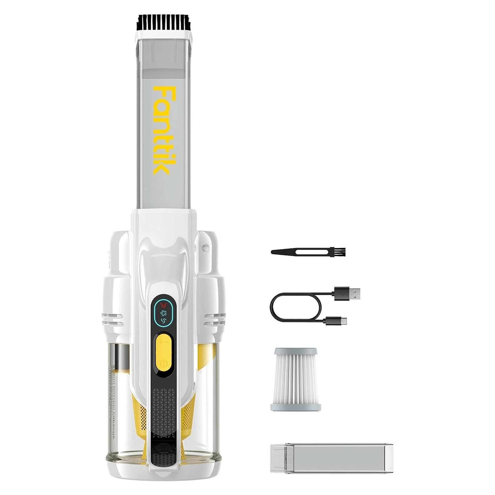 Aspiradora de Coche Fanttik V9 Inalámbrica 15000Pa 600ml