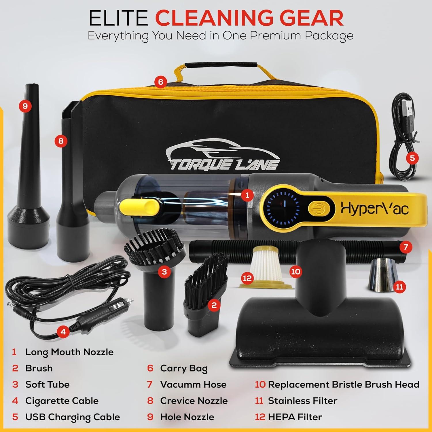 Aspiradora Inalámbrica 2-en-1 Torque Lane HyperVac 2025