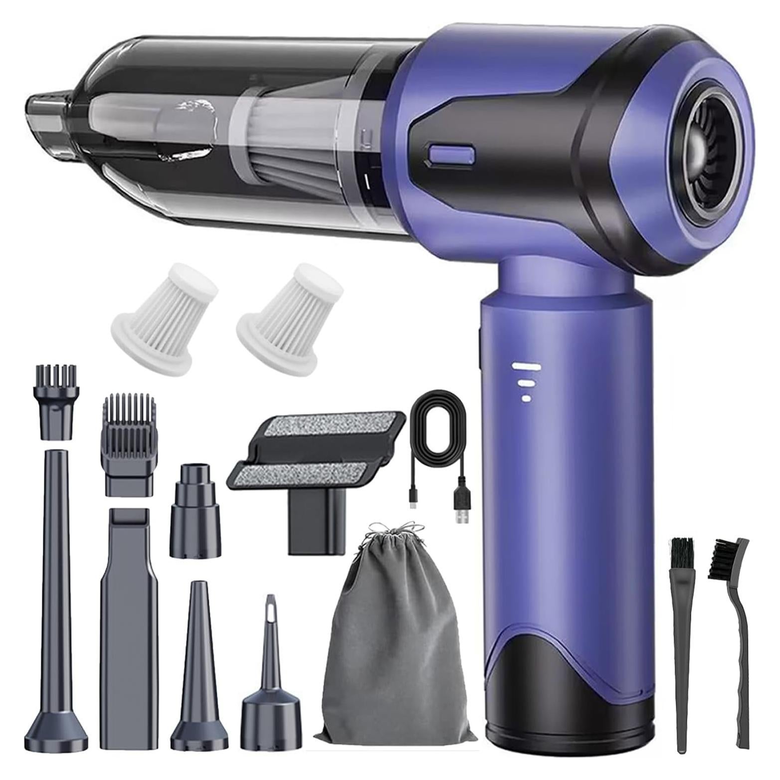 Aspiradora de Coche Portátil Wagkew 20000PA 120W Sin Cable