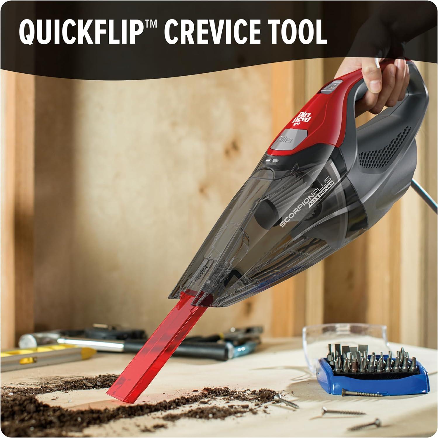 Aspiradora de Mano Dirt Devil Scorpion Plus 0.45L 1.36kg