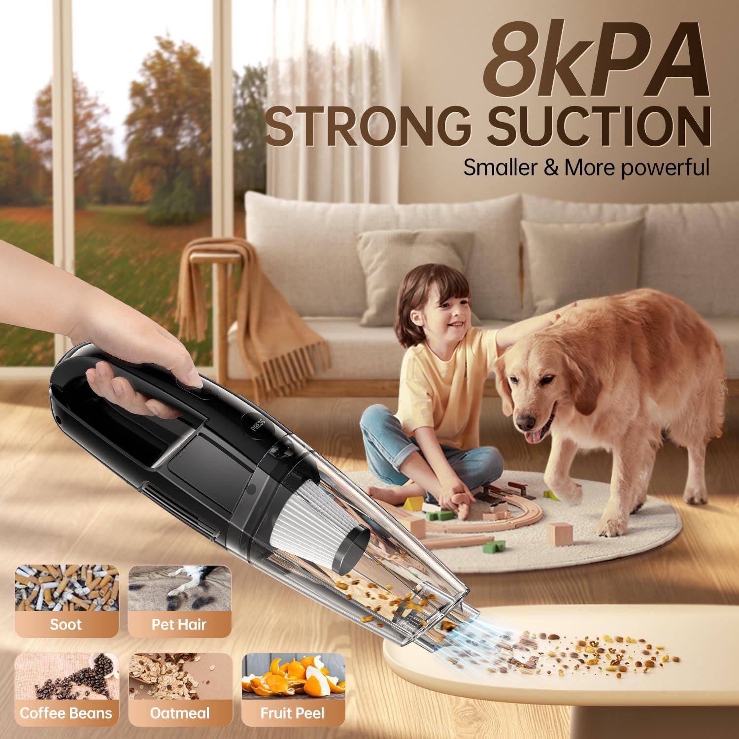 Aspiradora de Mano Inalámbrica Eguink H10 7000Pa 0.65L 25min