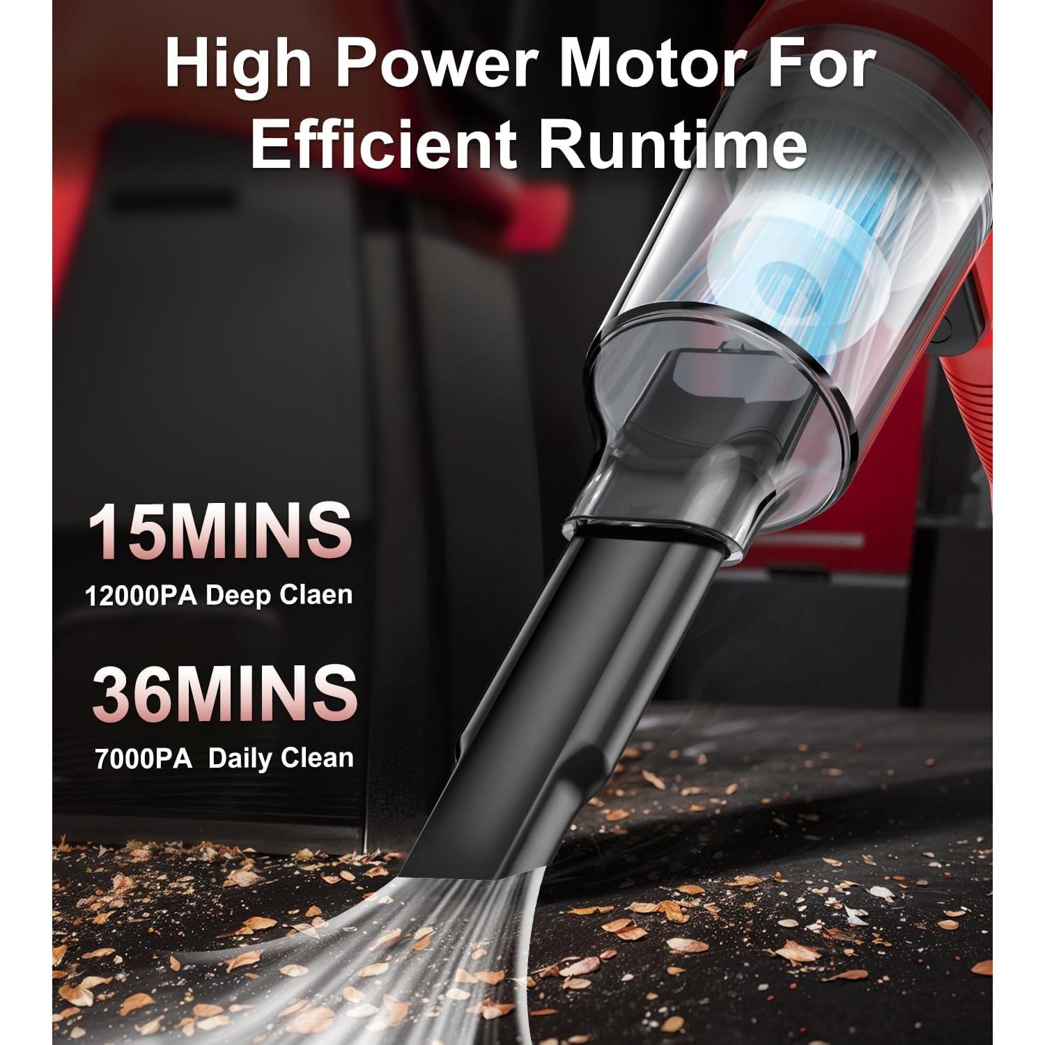 Aspiradora de Coche Portátil BESITA BST51110 12000Pa Sin Cable