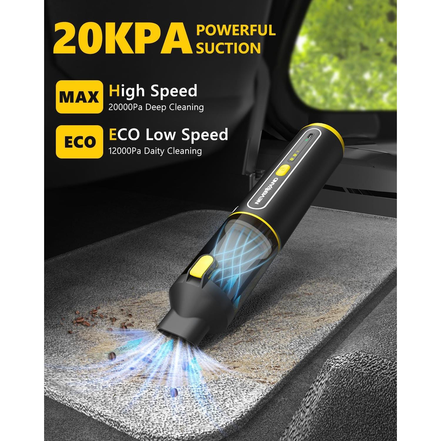 Aspiradora Portátil Inalámbrica NEVERLAND 20kPa 4 en 1