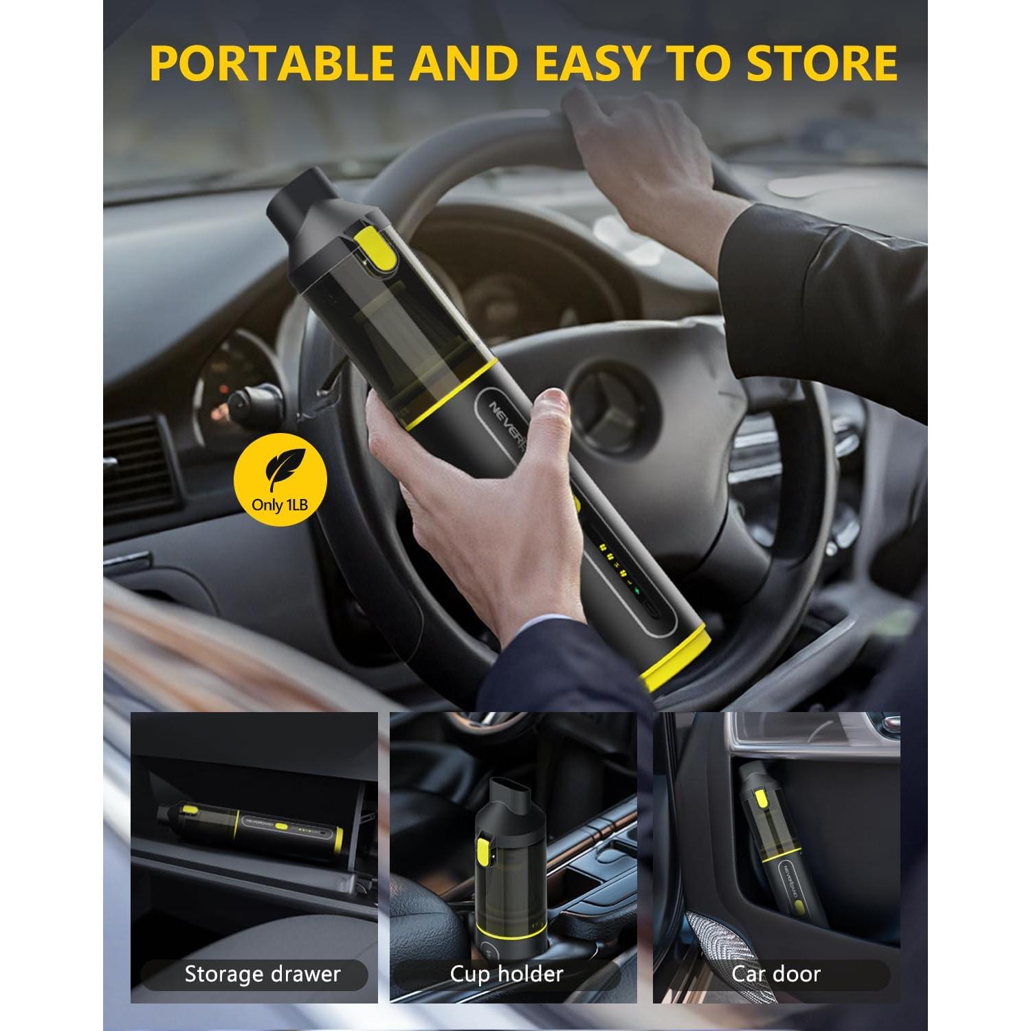 Aspiradora Portátil Inalámbrica NEVERLAND 20kPa 4 en 1