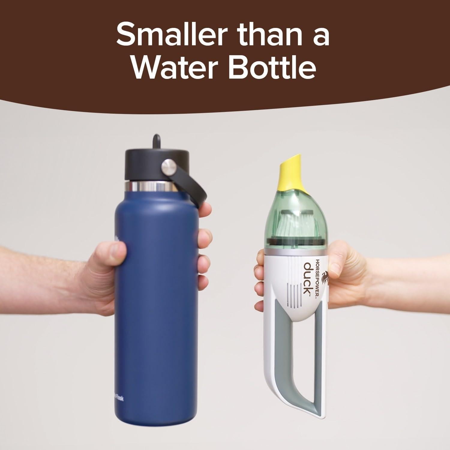 Aspiradora Inalámbrica Compacta Horsepower Duck, Fuerte Succión