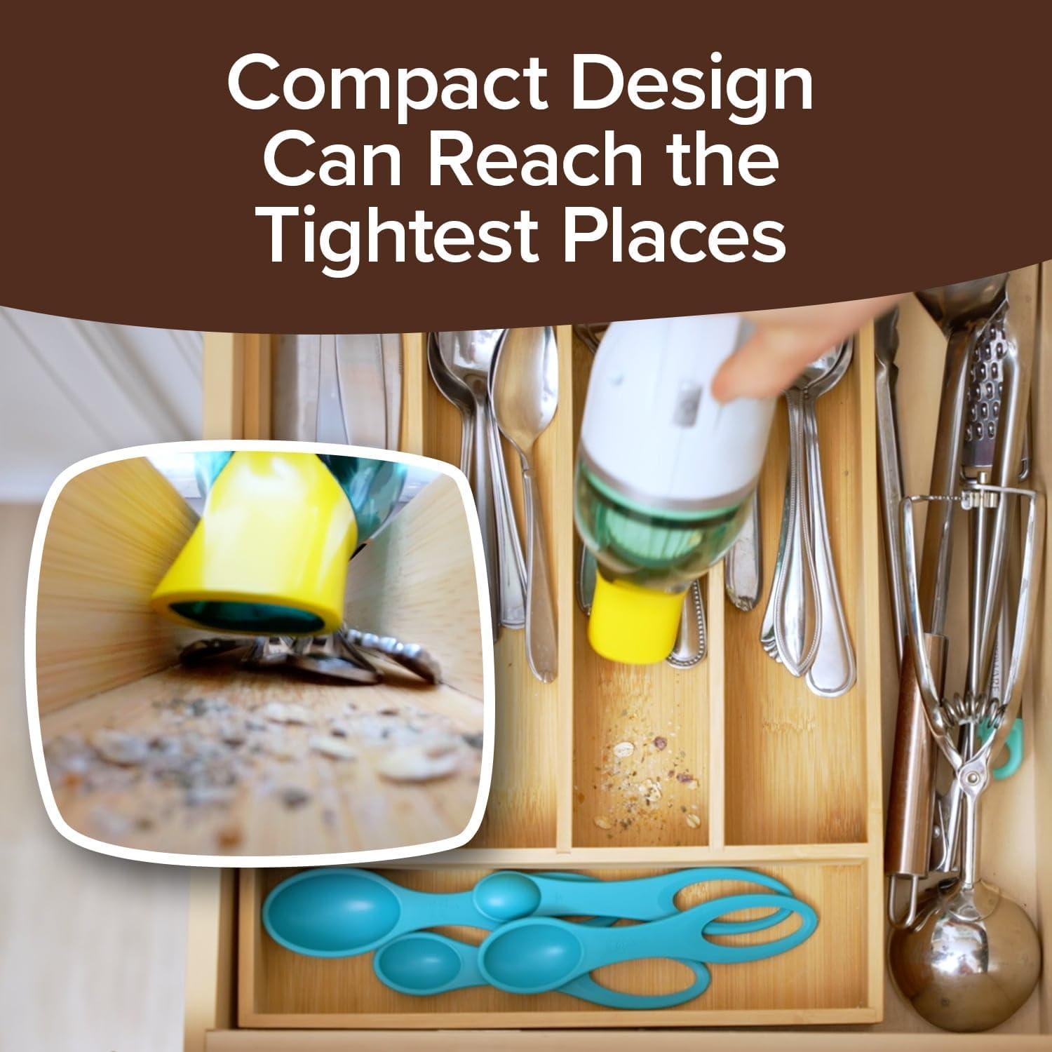 Aspiradora Inalámbrica Compacta Horsepower Duck, Fuerte Succión