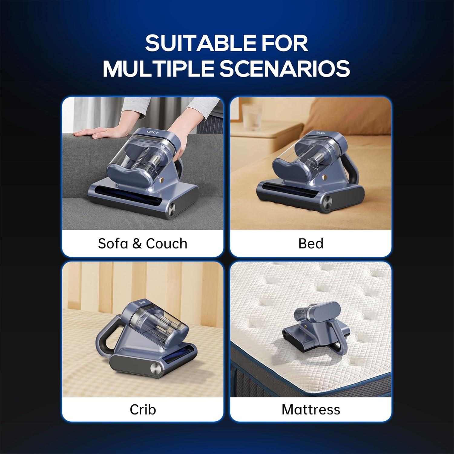 Limpiador de Aspiradora Candy CS1S 16Kpa con Luz UV-C