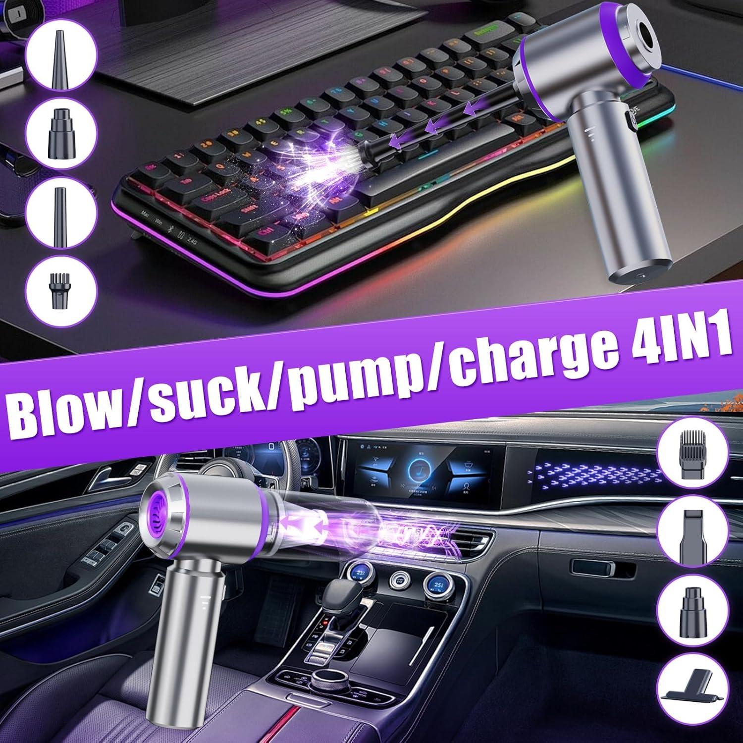 Aspiradora de Mano Inalámbrica DYNGSHOO UP1981 21000 PA