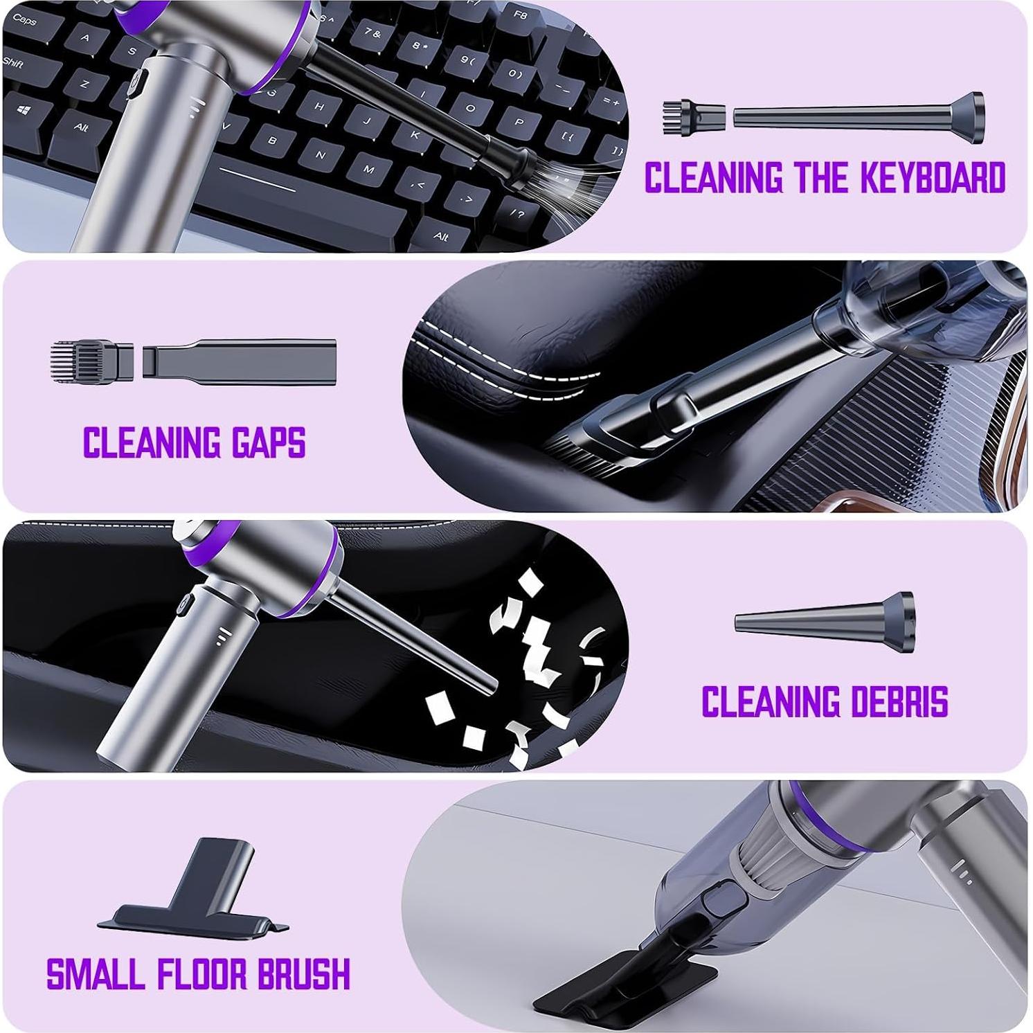 Aspiradora de Mano Inalámbrica DYNGSHOO UP1981 21000 PA