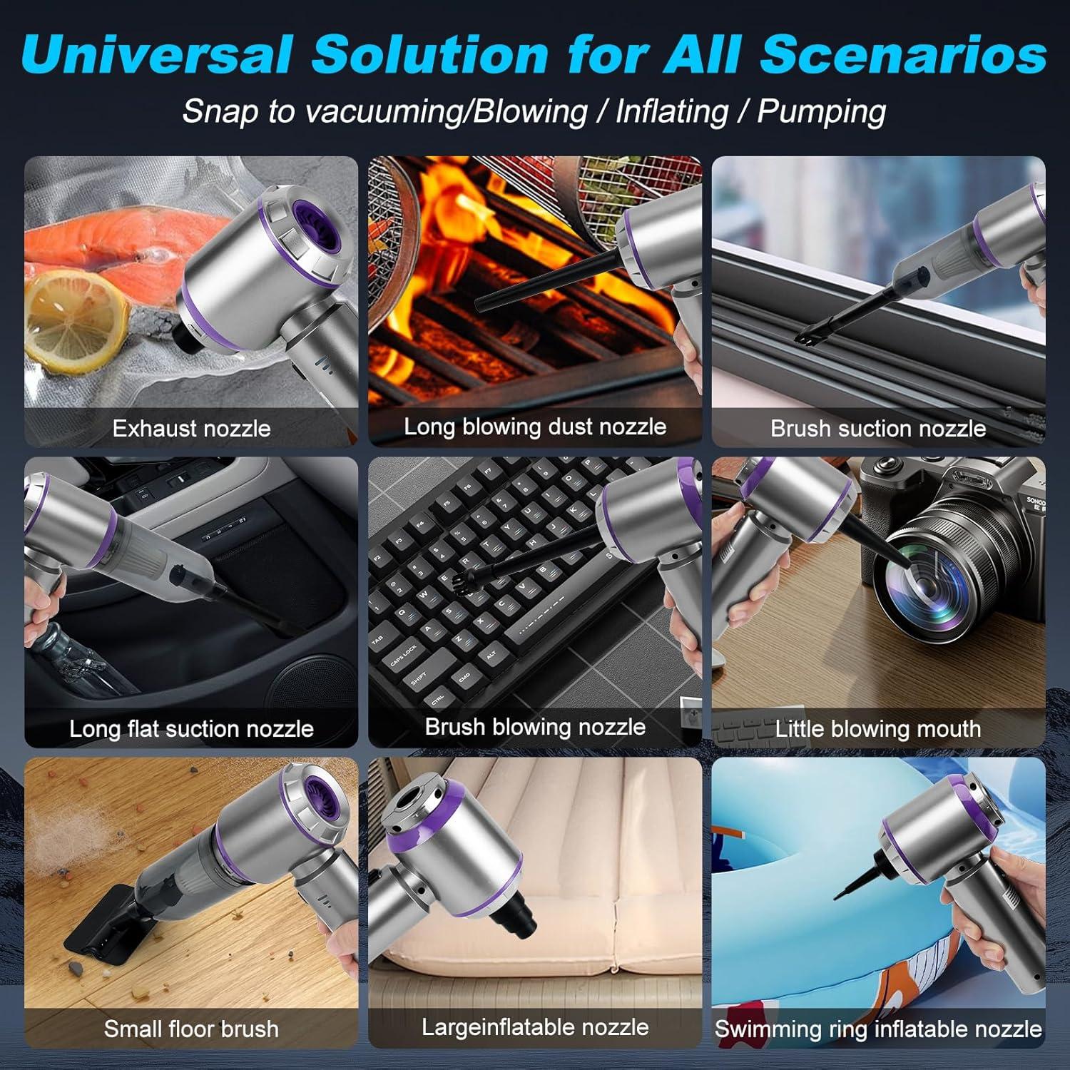 Aspiradora Portátil Hochinchow para Coche 100W 3 Niveles