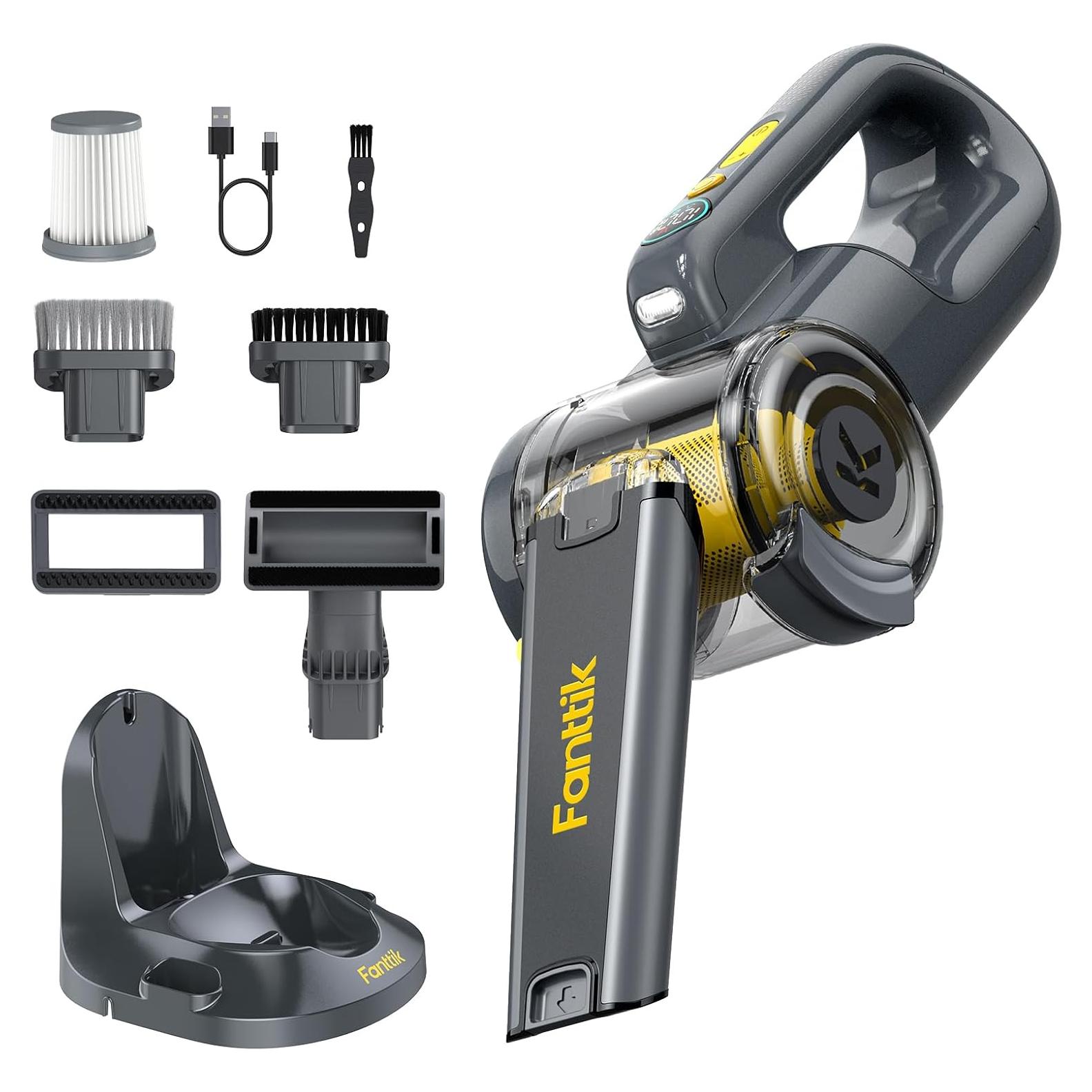 Aspiradora de Mano Fanttik Fold V10 Ultra Deluxe 17000Pa