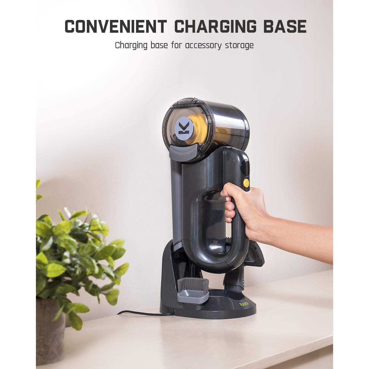 Aspiradora de Mano Fanttik Fold V10 Ultra Deluxe 17000Pa