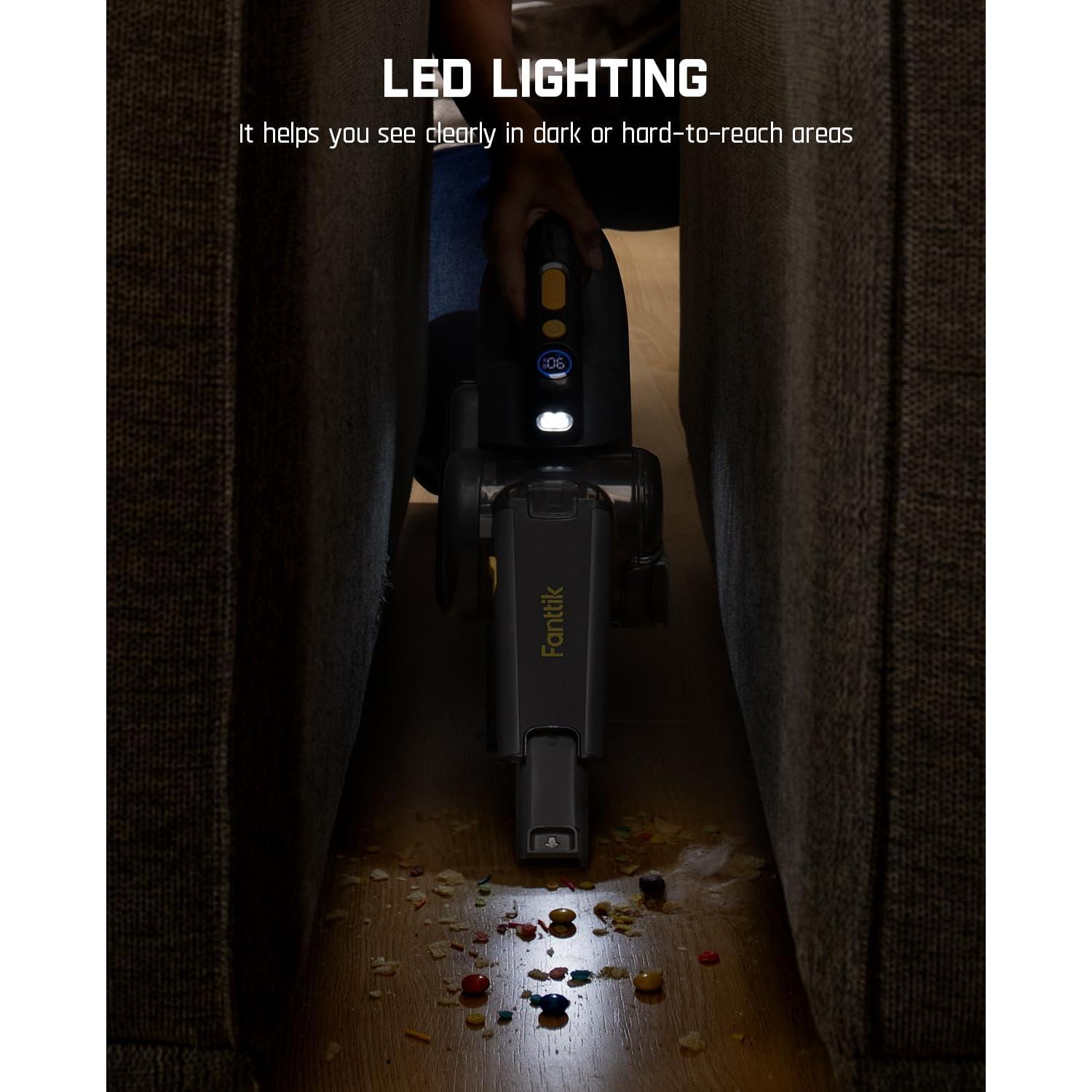 Aspiradora de Mano Fanttik Fold V10 Ultra Deluxe 17000Pa