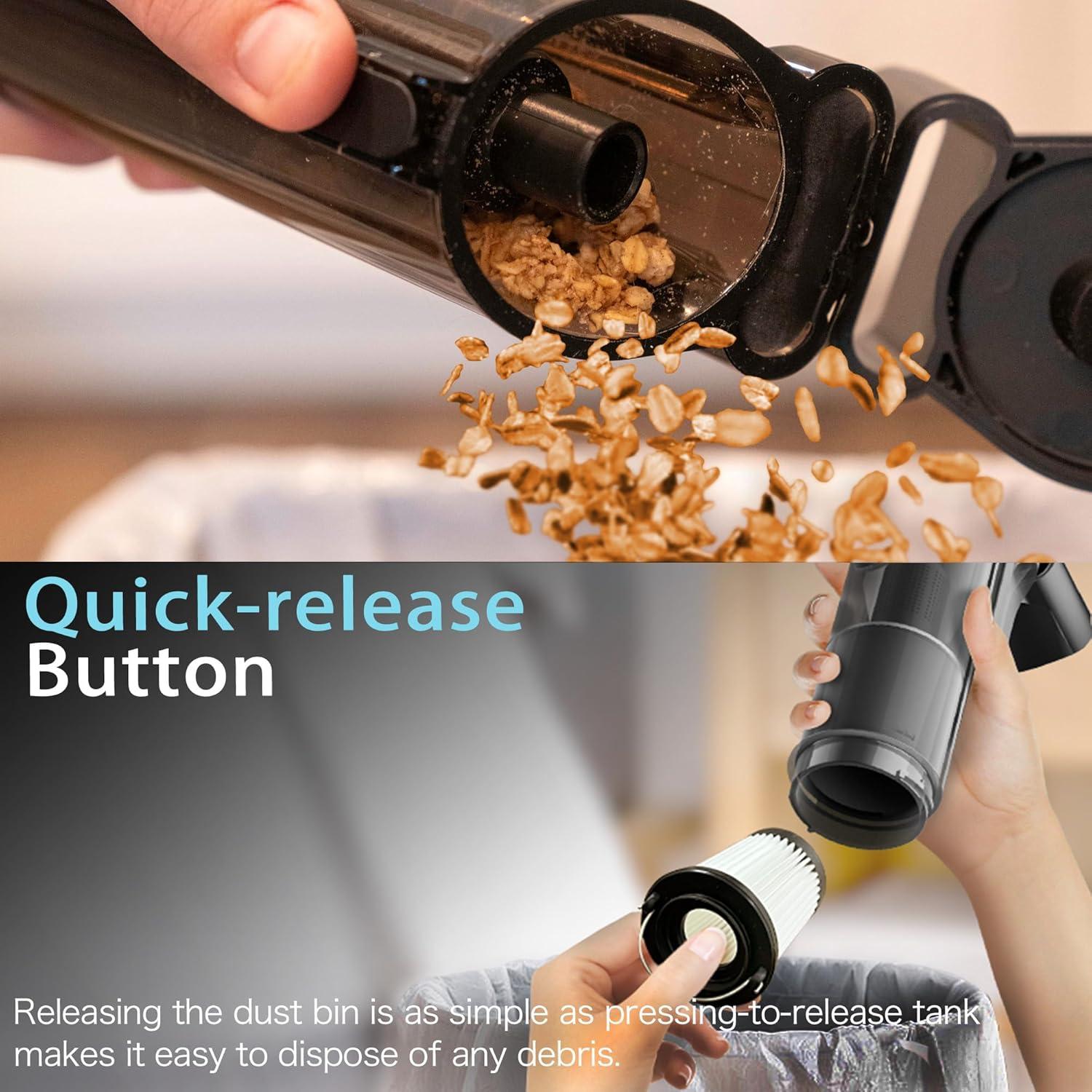 Aspiradora de Coche Portátil Hobetter VX MAX 20000Pa Inalámbrica