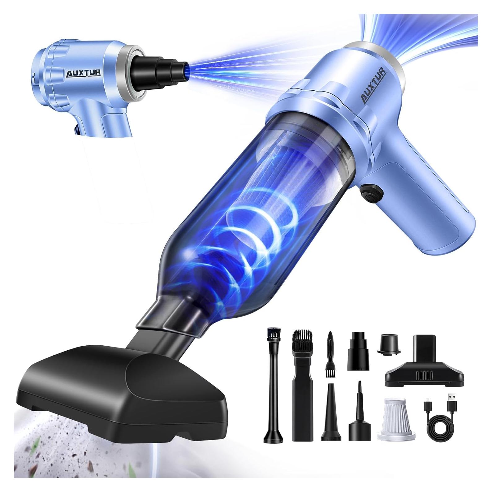 Aspiradora Portátil Inalámbrica AUXTUR 120W HEPA 200ml