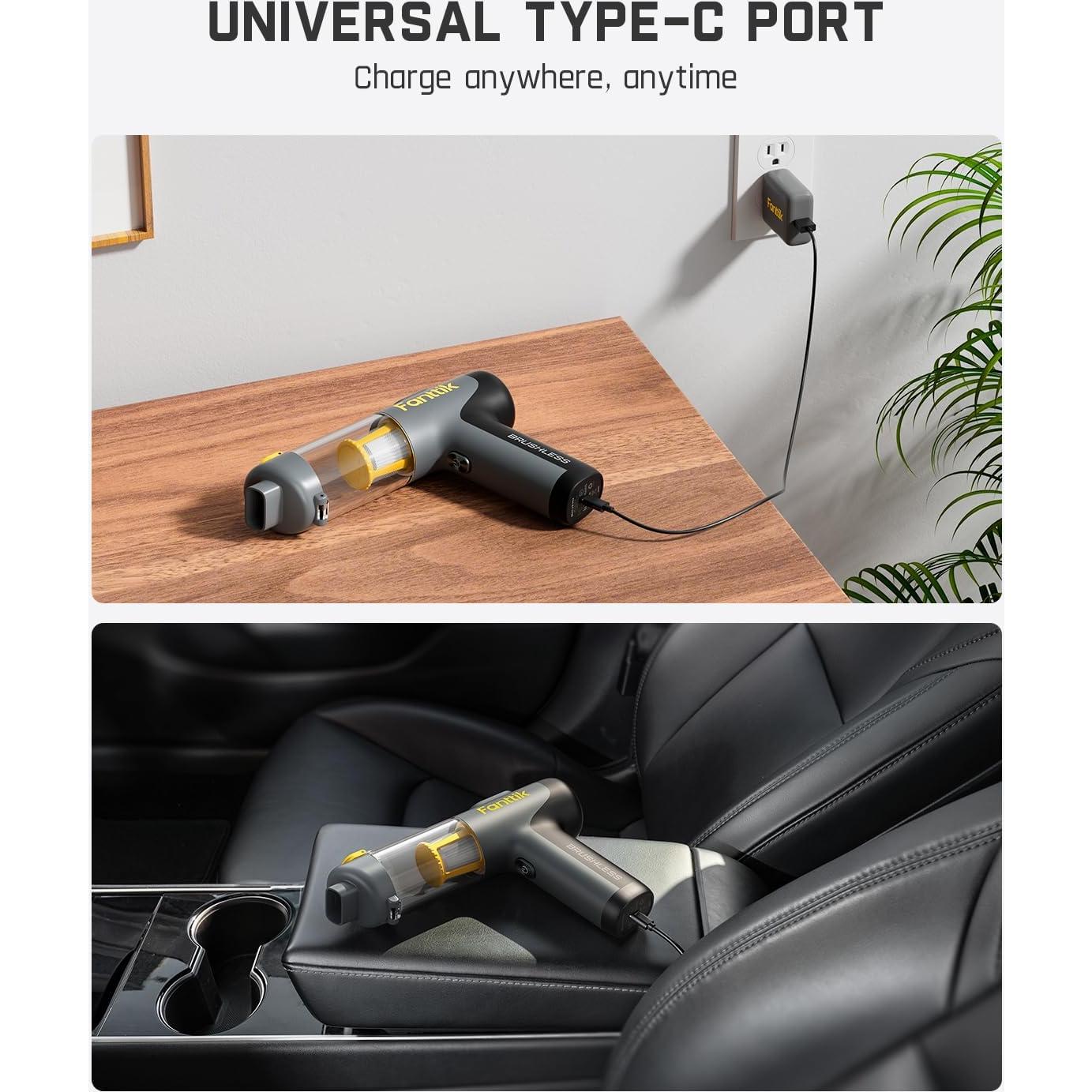 Aspiradora de Coche Fanttik Slim V9 Mix 4 en 1 Inalámbrica