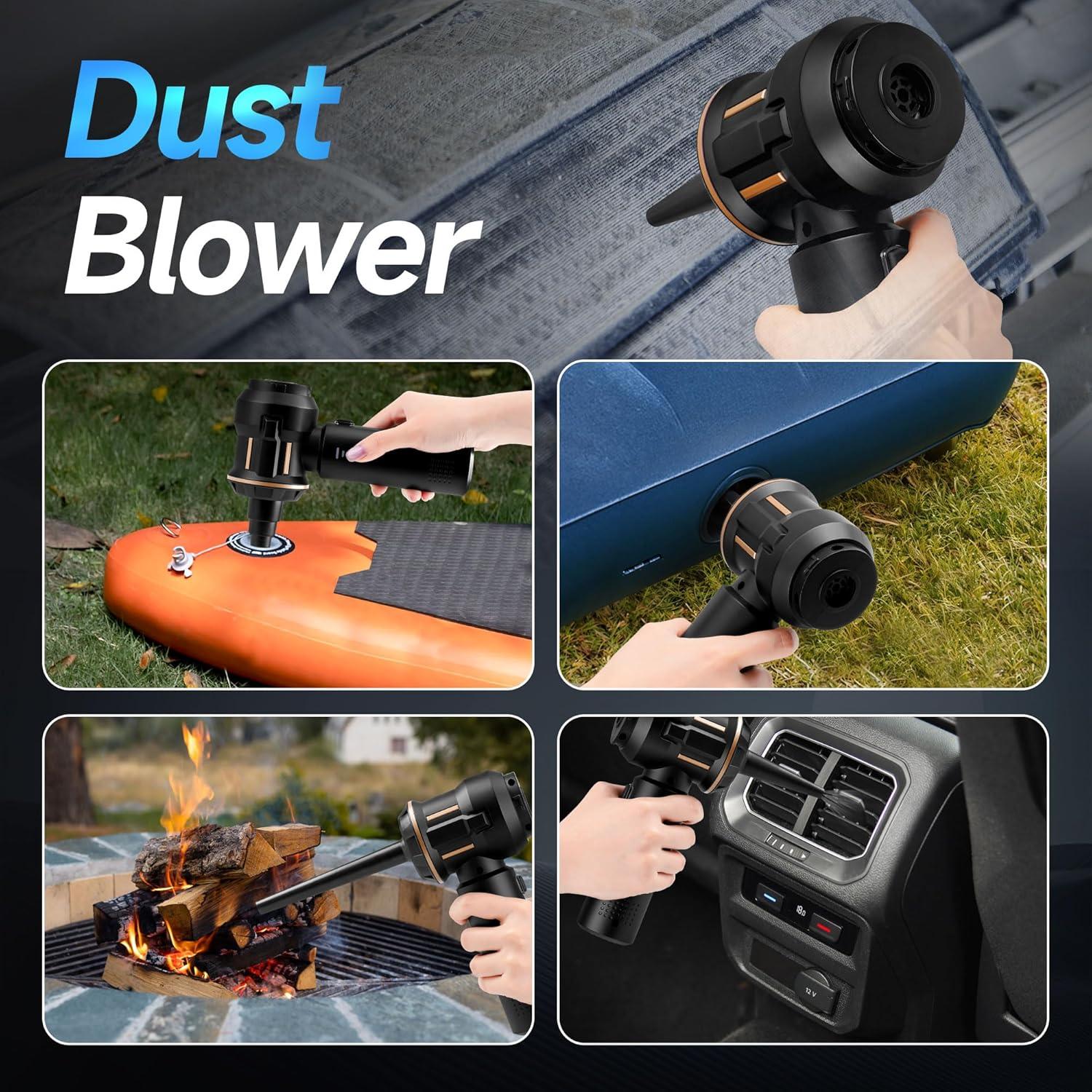 Aspiradora de Coche Inalámbrica Nvrtio CC-ZKJ-01 16KPa 4-en-1