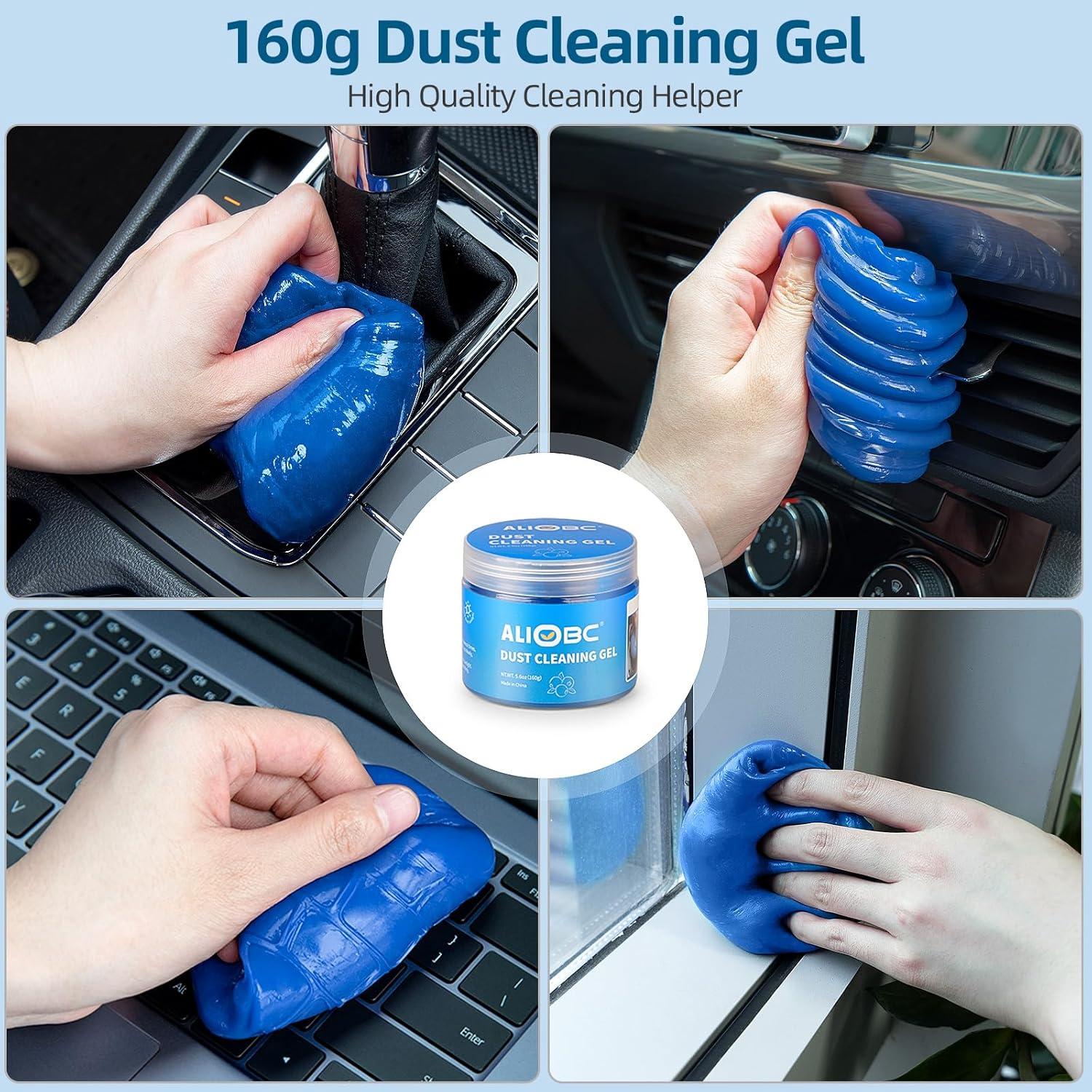 22000Pa Car Vacuum Cleaner, Low Noise Hand Vacuum Cordless Rechargeable, 2 Modes Vacuum for Car Handheld Car Vacuum Portable Cordless with Cleaning Gel