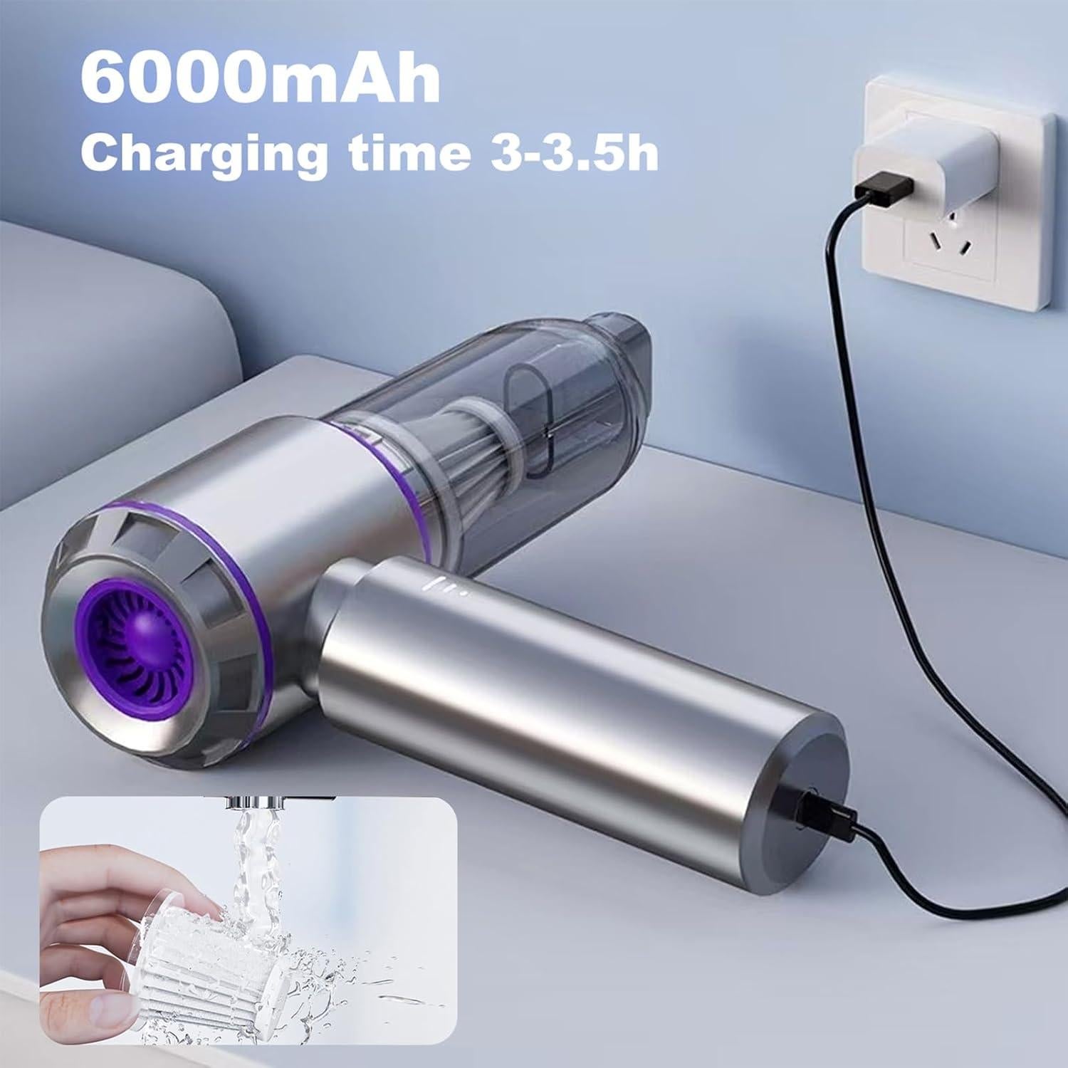 Aspiradora Portátil CLZFXS ST-6653 18000PA Sin Cable