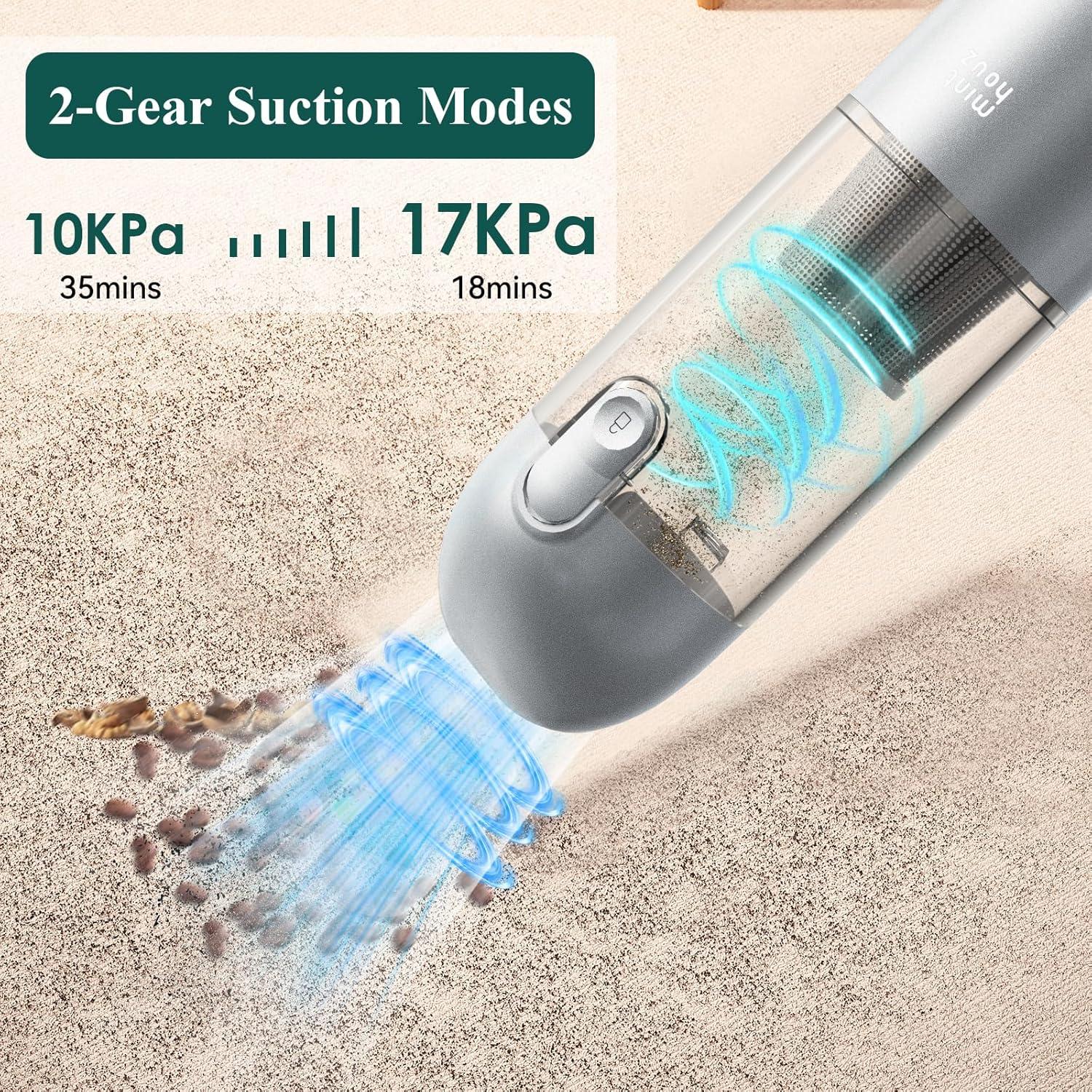 Aspiradora de Coche Portátil Minthouz L011G 120W 17000Pa