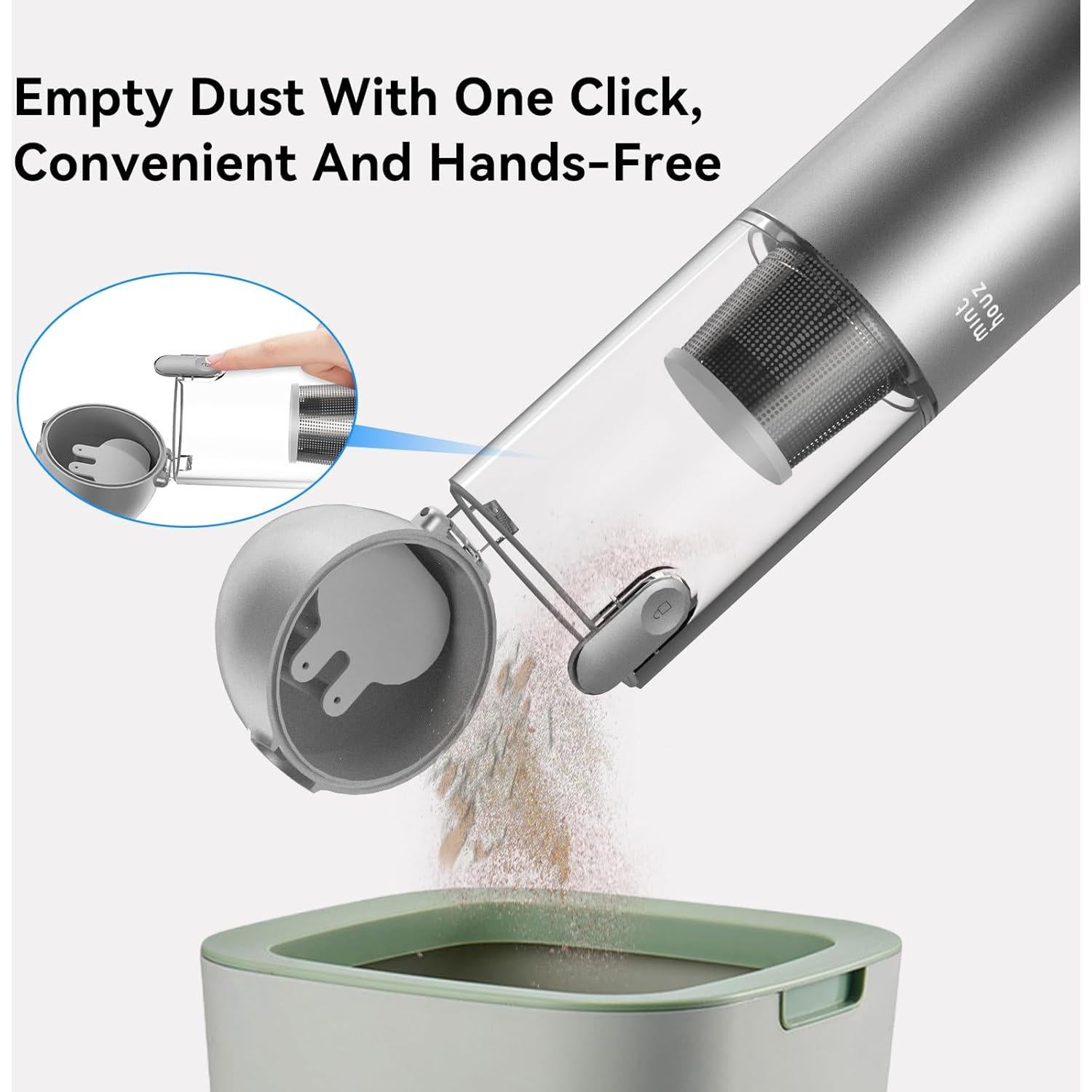 Aspiradora de Coche Portátil Minthouz L011G 120W 17000Pa