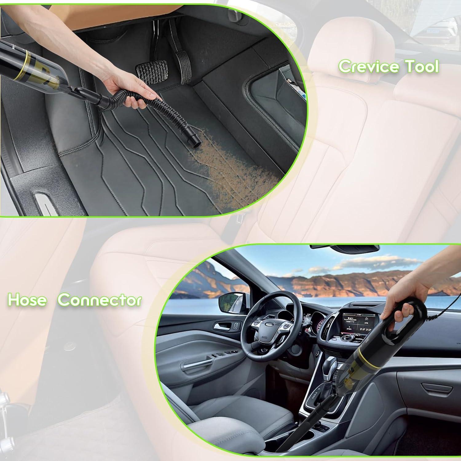 Aspiradora de Coche VACFAM Húmeda y Seca 100g 4.1m Cable