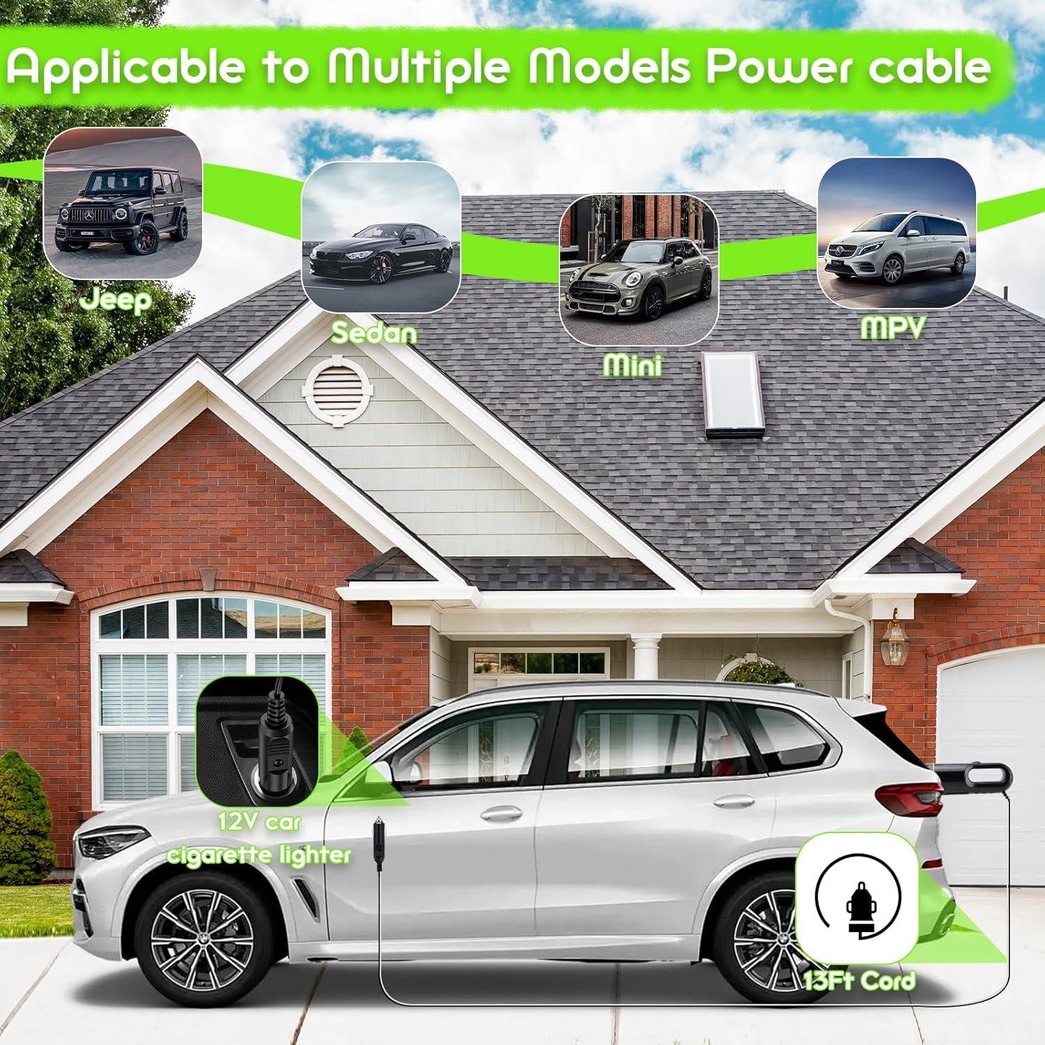 Aspiradora de Coche VACFAM Húmeda y Seca 100g 4.1m Cable