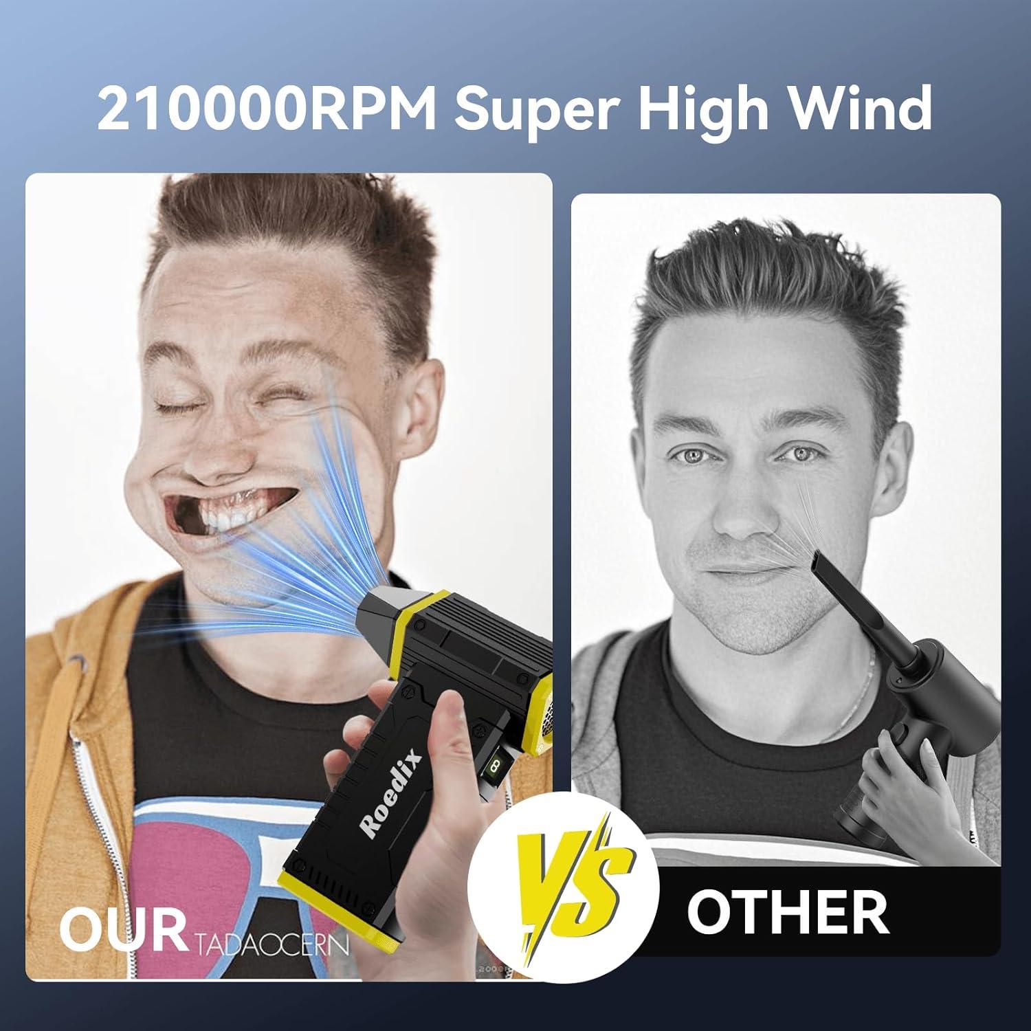 Soplador de Aire Comprimido Roedix R9 Ultra 10000mAh 8 Velocidades