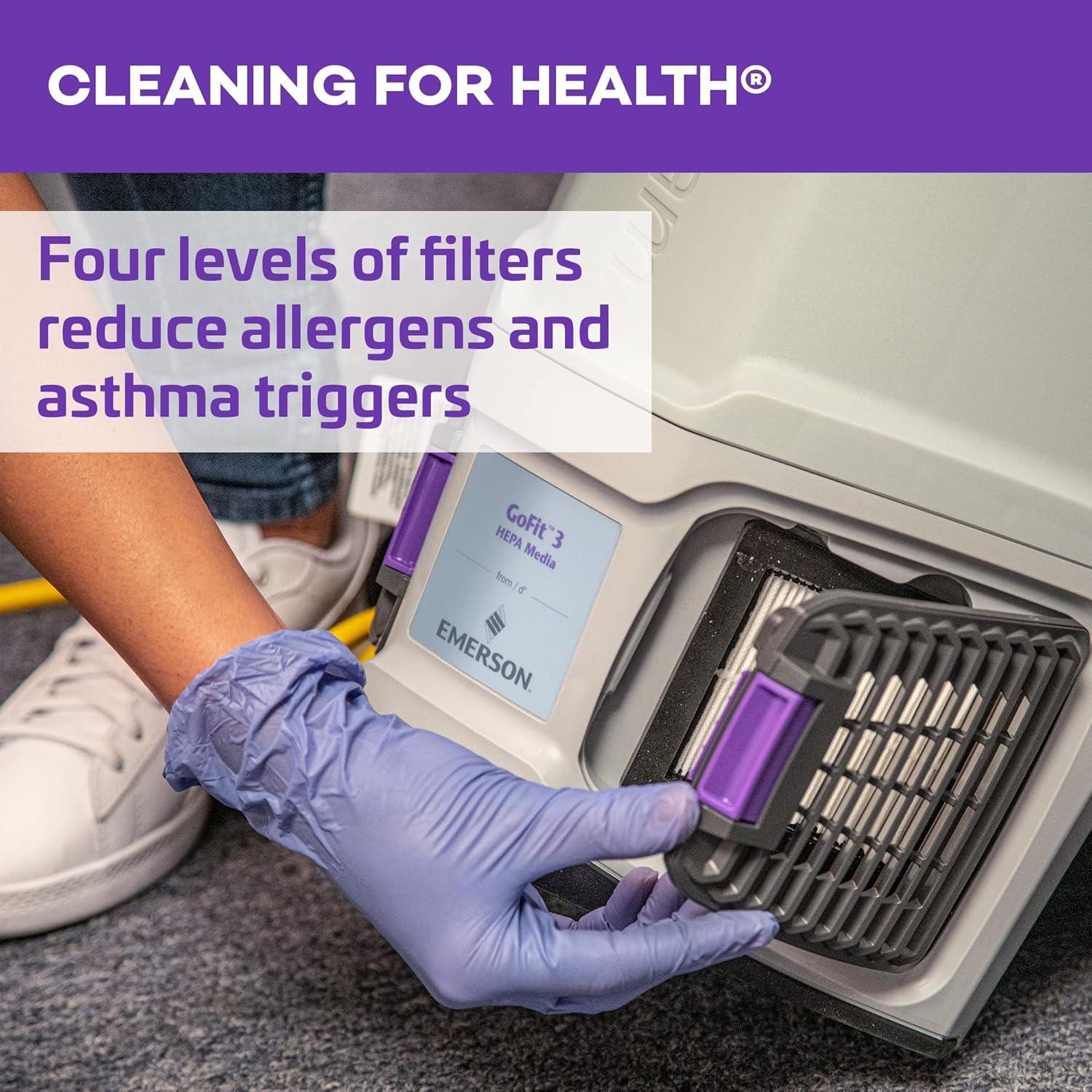 Aspiradora de Mochila Comercial ProTeam 3qt con Kit Multi-Superficie