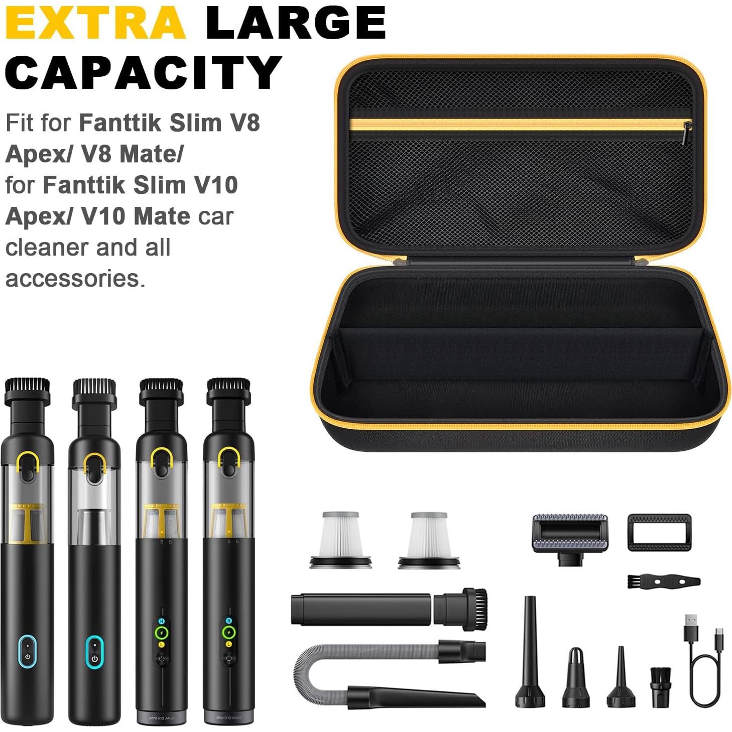 Funda GWCASE para Aspiradora de Coche Fanttik V8/V10 - Negro