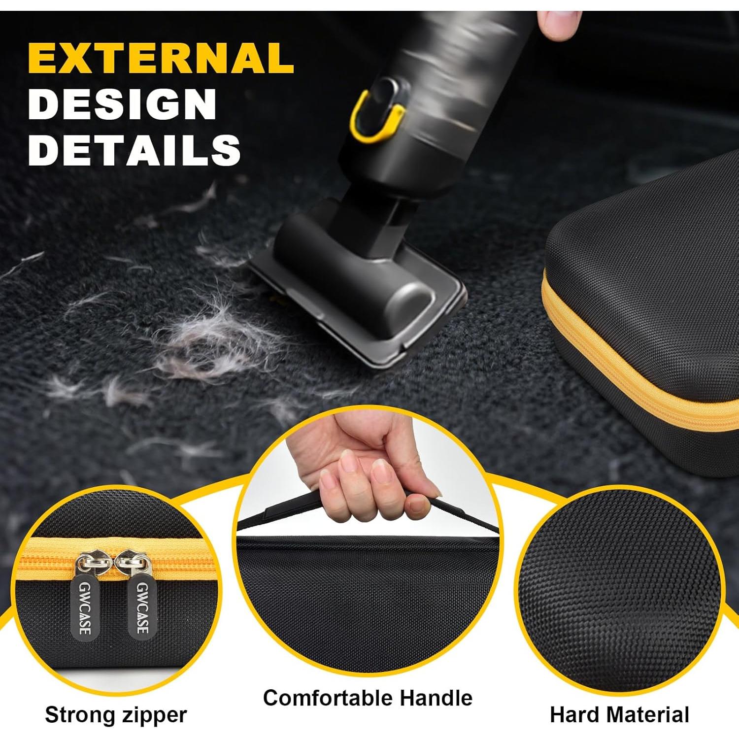 Funda GWCASE para Aspiradora de Coche Fanttik V8/V10 - Negro