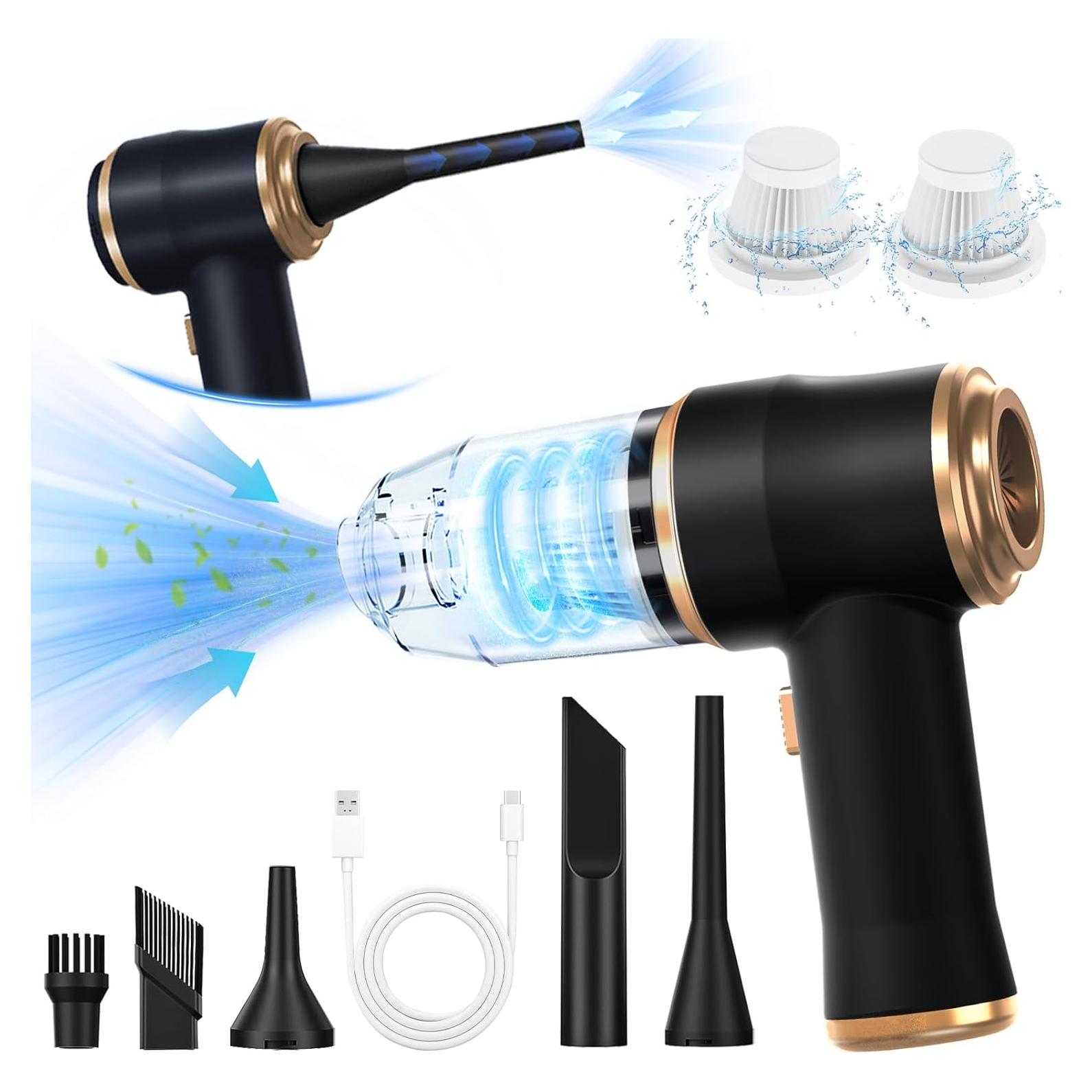 Aspiradora Portátil Inalámbrica BELIBUY 100W 12000Pa Negro