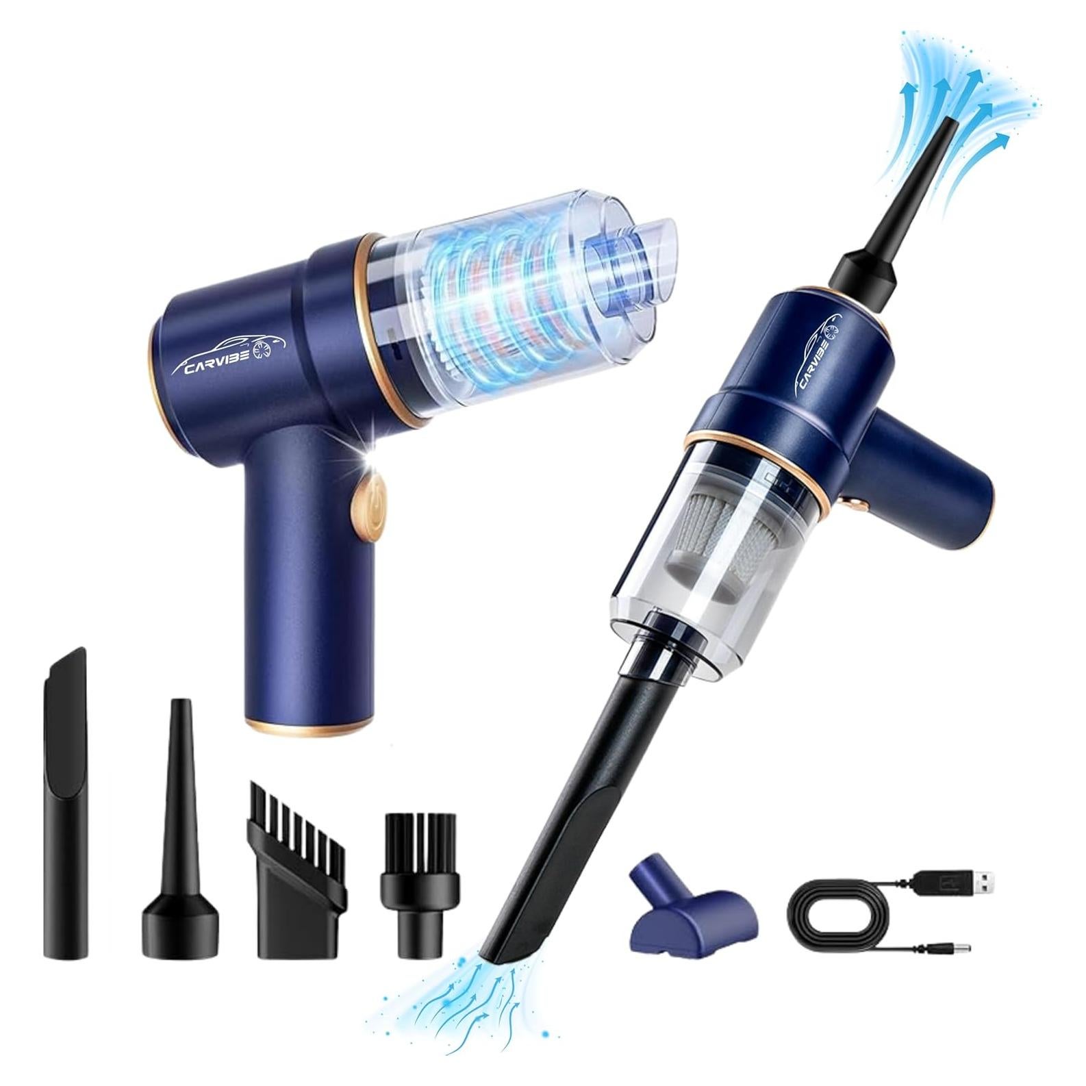 Aspiradora de Mano Inalámbrica Carvibe LT-117C 16000Pa 120W