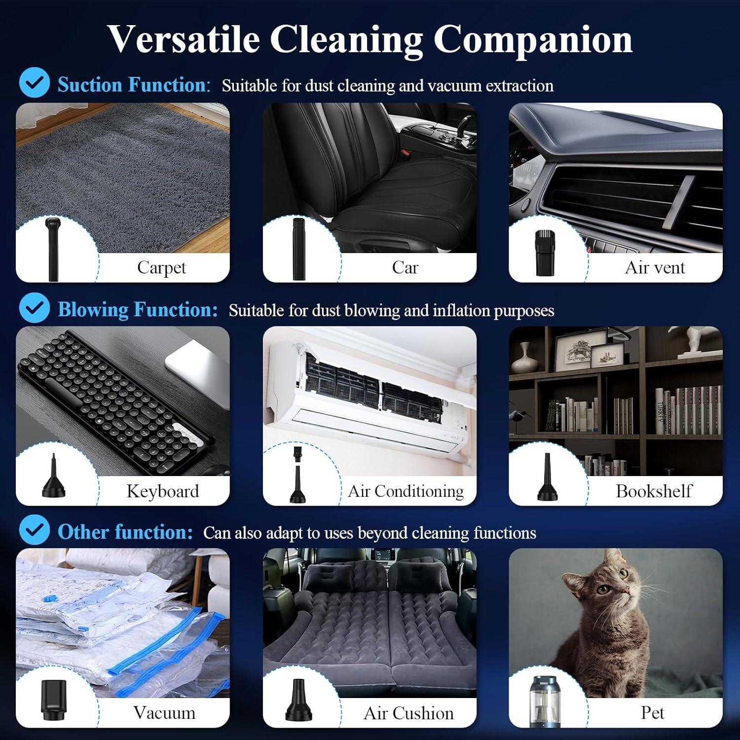 Aspiradora de Coche Inalámbrica Minthouz MT-L020 15000PA