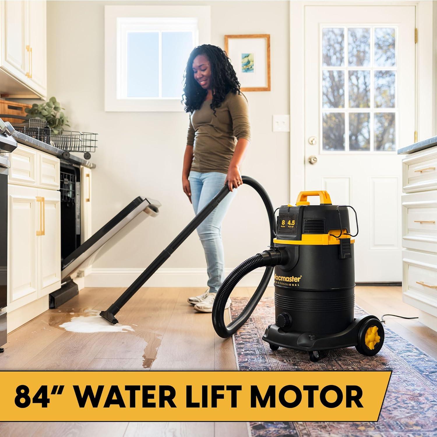 Aspiradora Húmeda/Seca Vacmaster VDK811PW 30.3L 4.5HP Autolimpiante