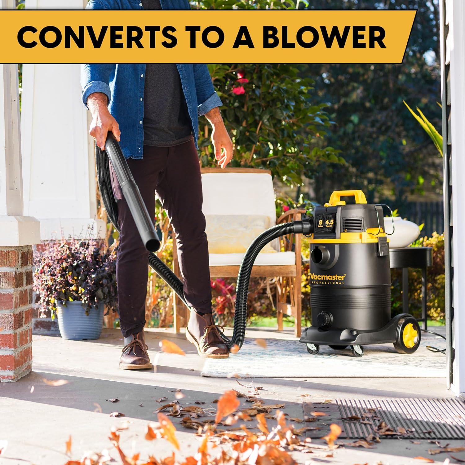 Aspiradora Húmeda/Seca Vacmaster VDK811PW 30.3L 4.5HP Autolimpiante