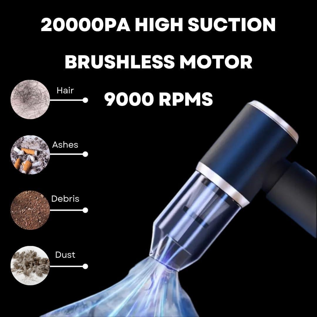 Aspiradora de Coche de Mano AireLux 20000 PA Inalámbrica 4 en 1