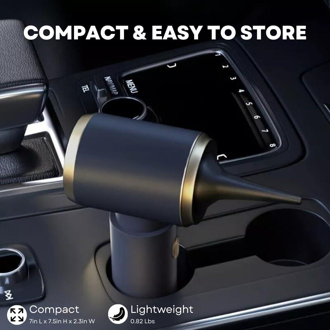 Aspiradora de Coche de Mano AireLux 20000 PA Inalámbrica 4 en 1