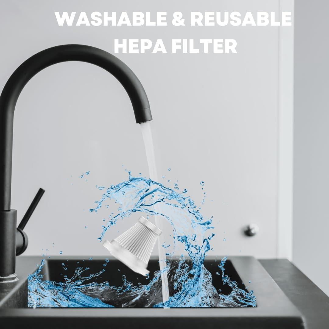 Aspiradora de Coche de Mano AireLux 20000 PA Inalámbrica 4 en 1