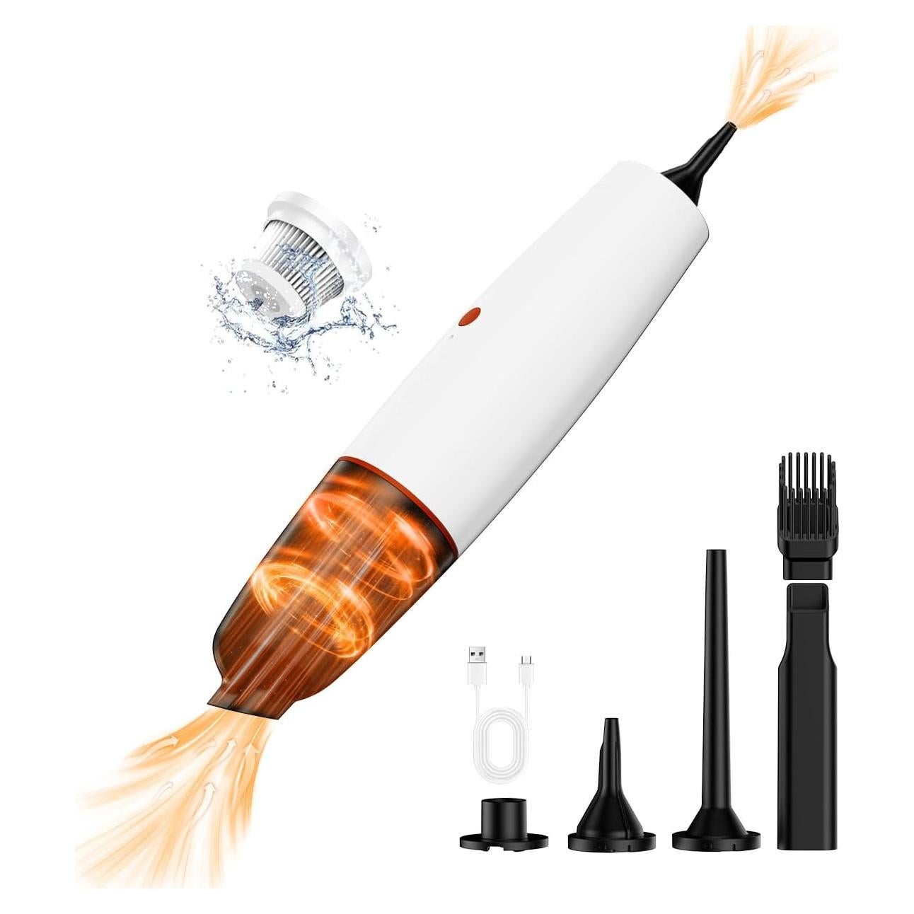 Aspiradora de Coche Portátil MARLALL CV02A 20000PA Blanca