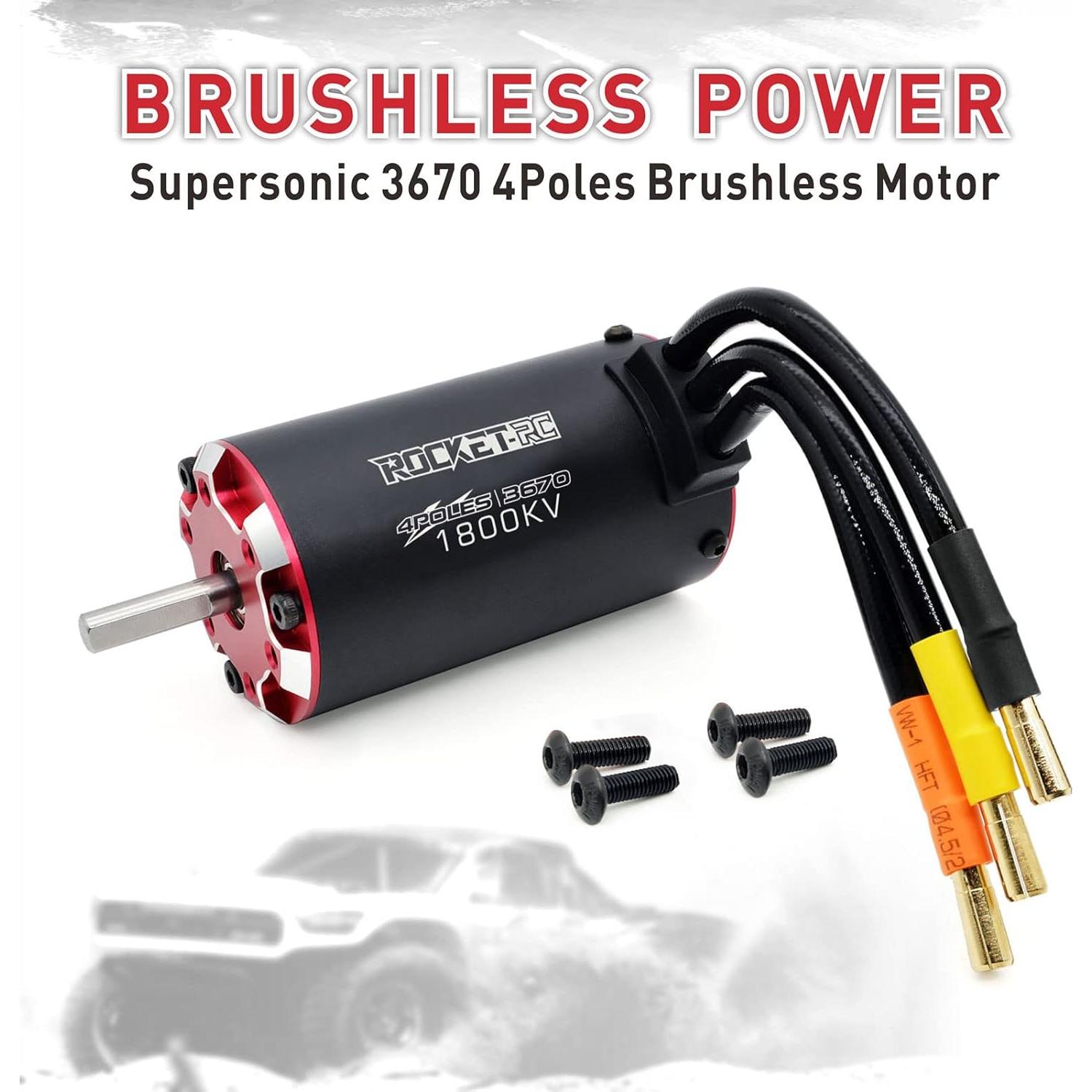 Motor sin escobillas 3670 Surpass Hobby 1800KV a prueba de agua